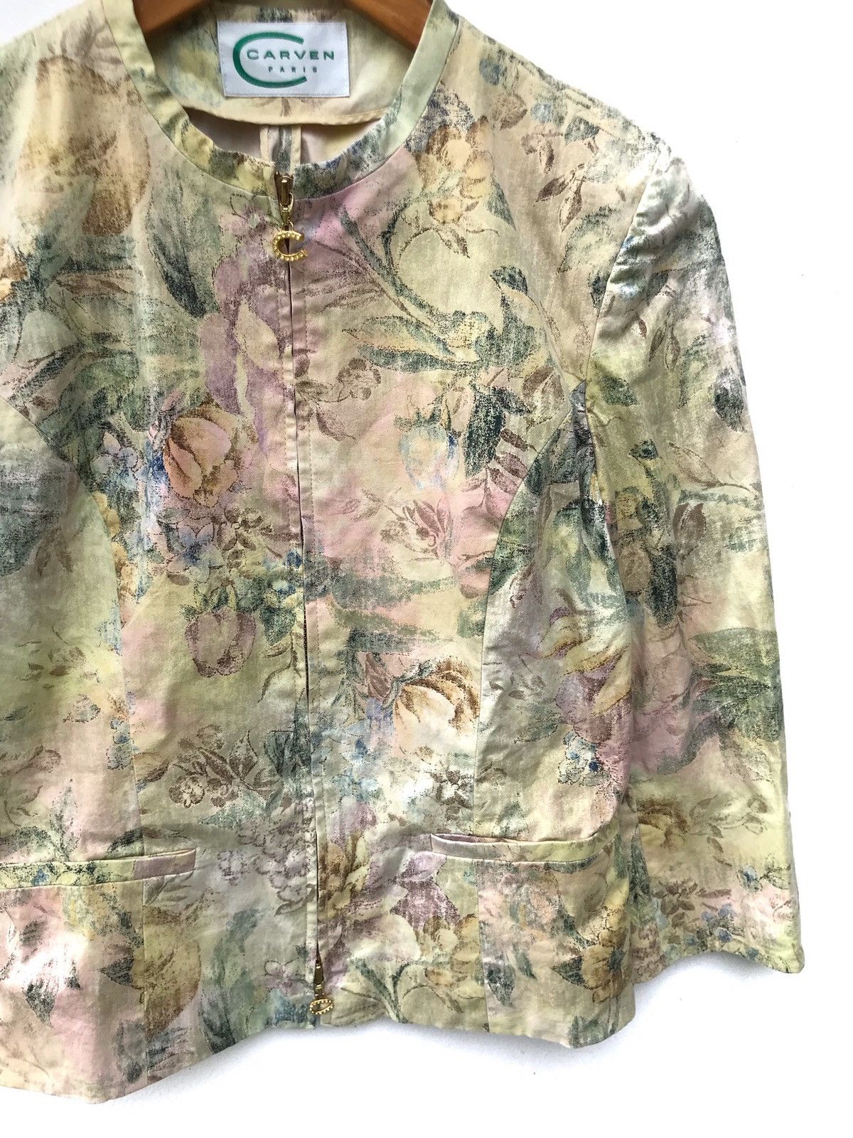 Carven Vintage Carven Light Zipper Jacket Size S / US 4 / IT 40 - 4 Thumbnail