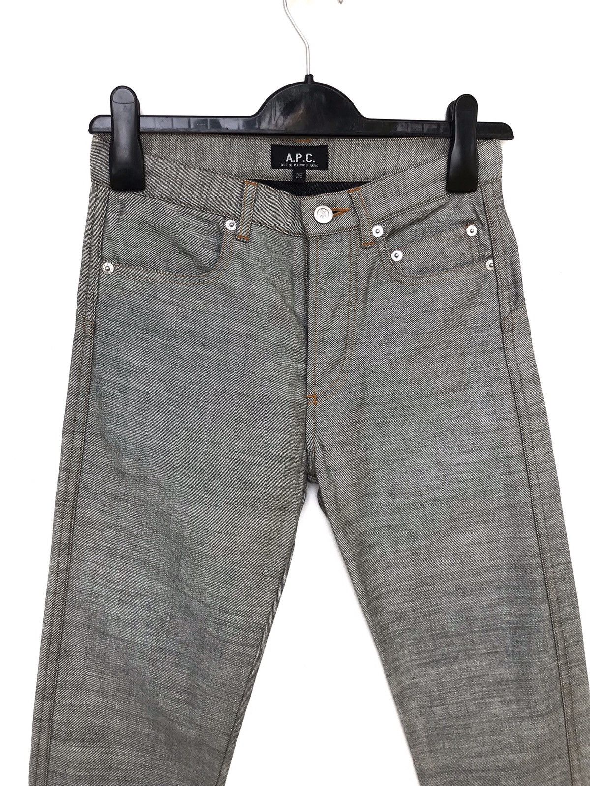 A.P.C. A.P.C Rue De Fleurus Paris Reverse Denim Jeans Size US 26 / EU 42 - 3 Thumbnail