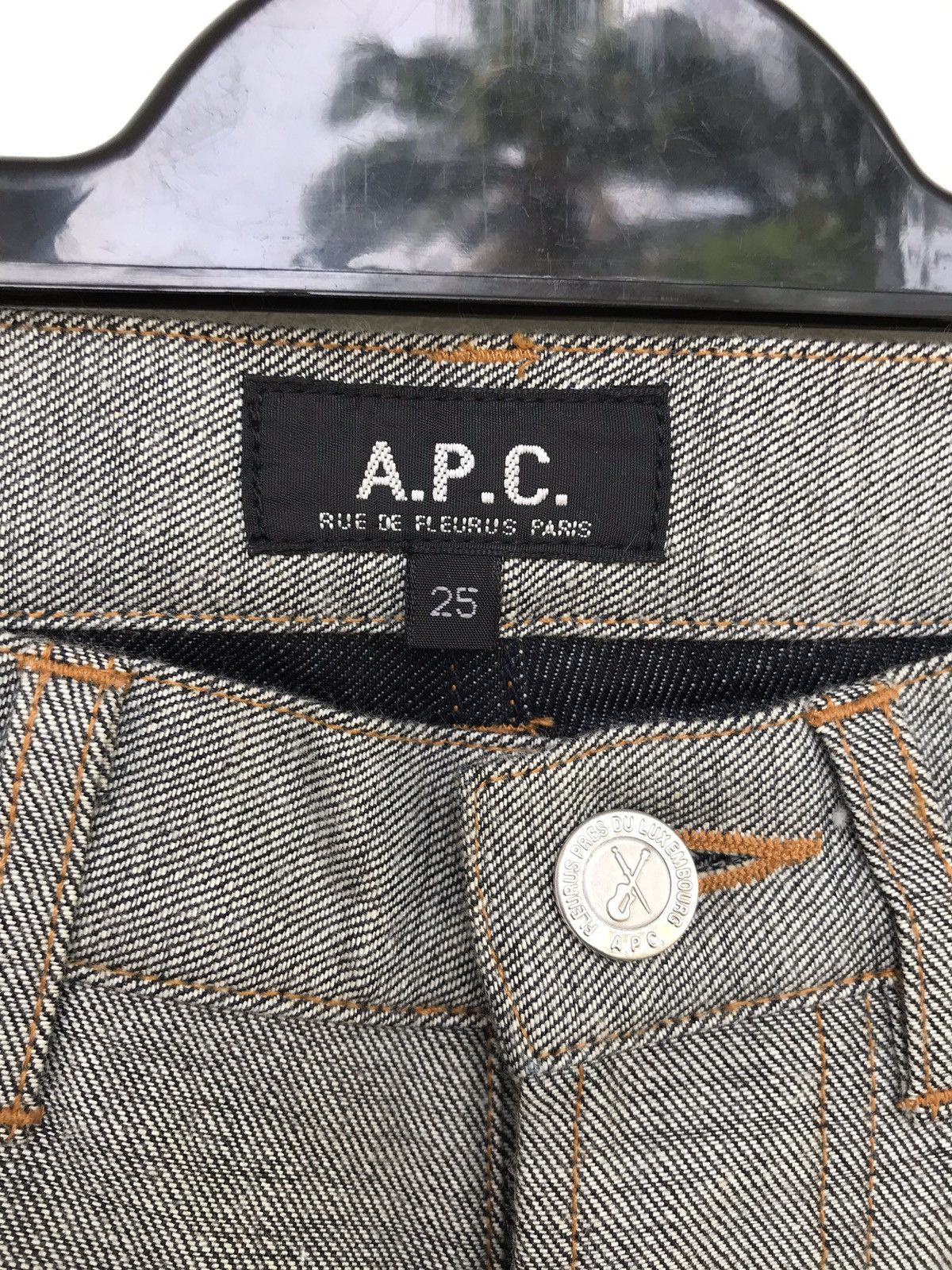 A.P.C. A.P.C Rue De Fleurus Paris Reverse Denim Jeans Size US 26 / EU 42 - 6 Thumbnail