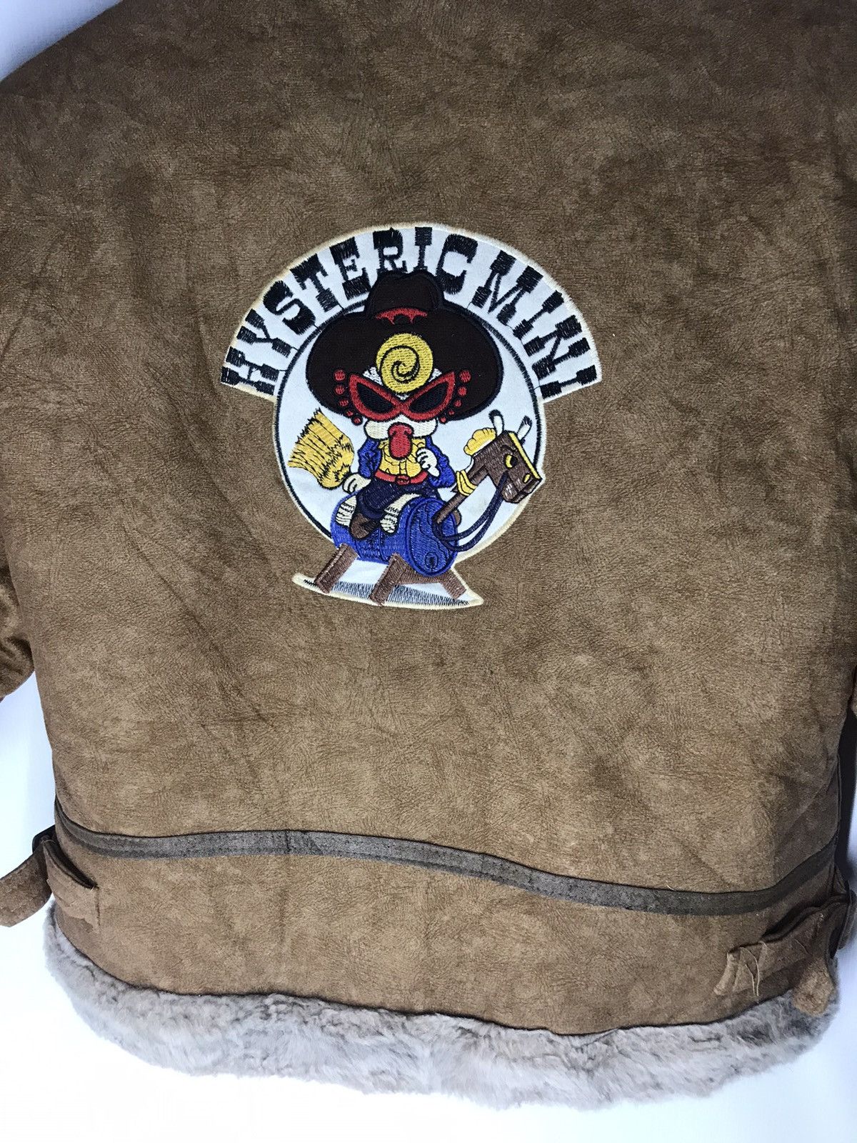 Hysteric Glamour × Japanese Brand × Vintage Hysteric mini sherpa zipper jacket embroidered picture Size US XS / EU 42 / 0 - 3 Thumbnail