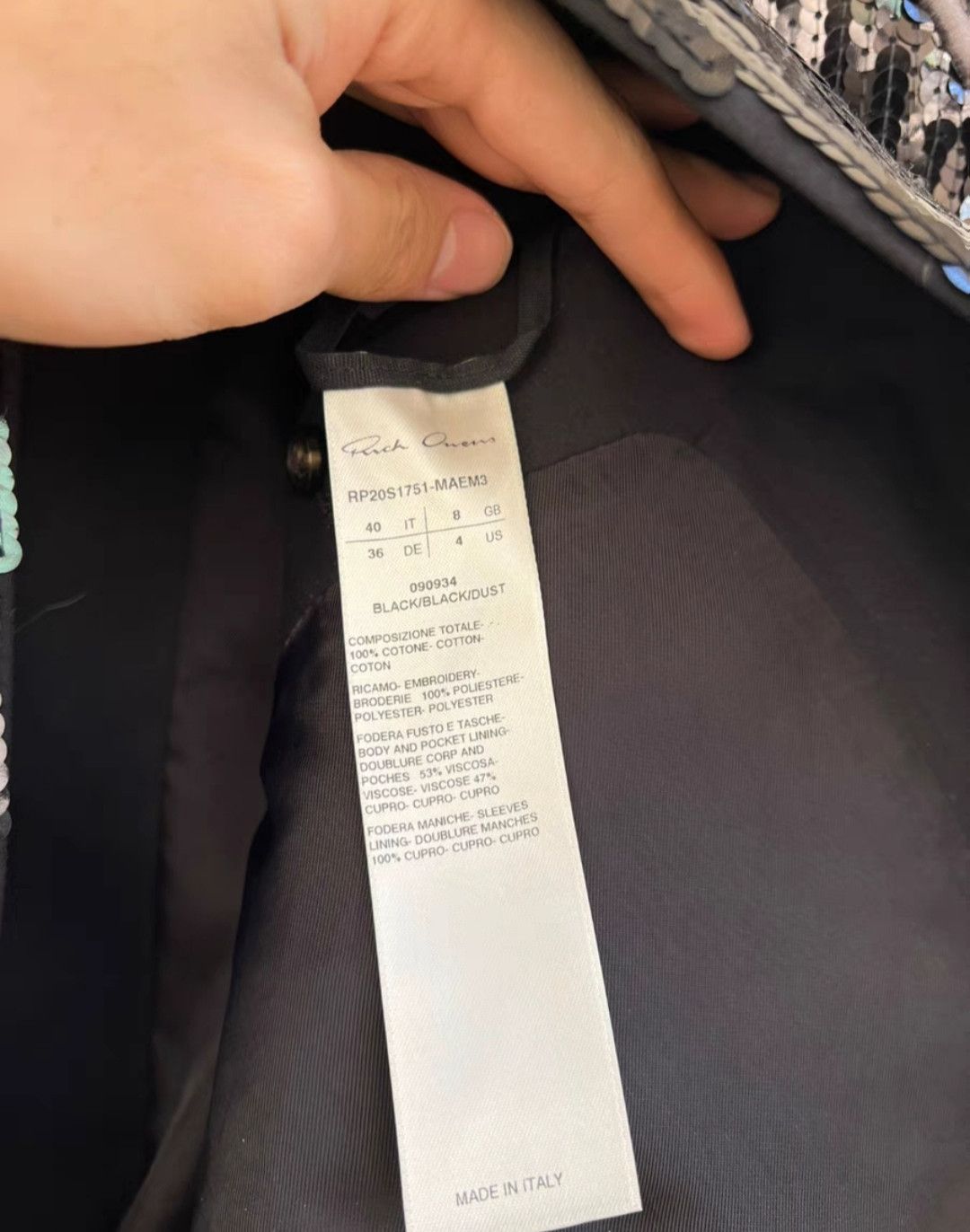 Rick Owens Rick Owens Show Style Black Scale Suit Size US M / EU 48-50 / 2 - 5 Thumbnail