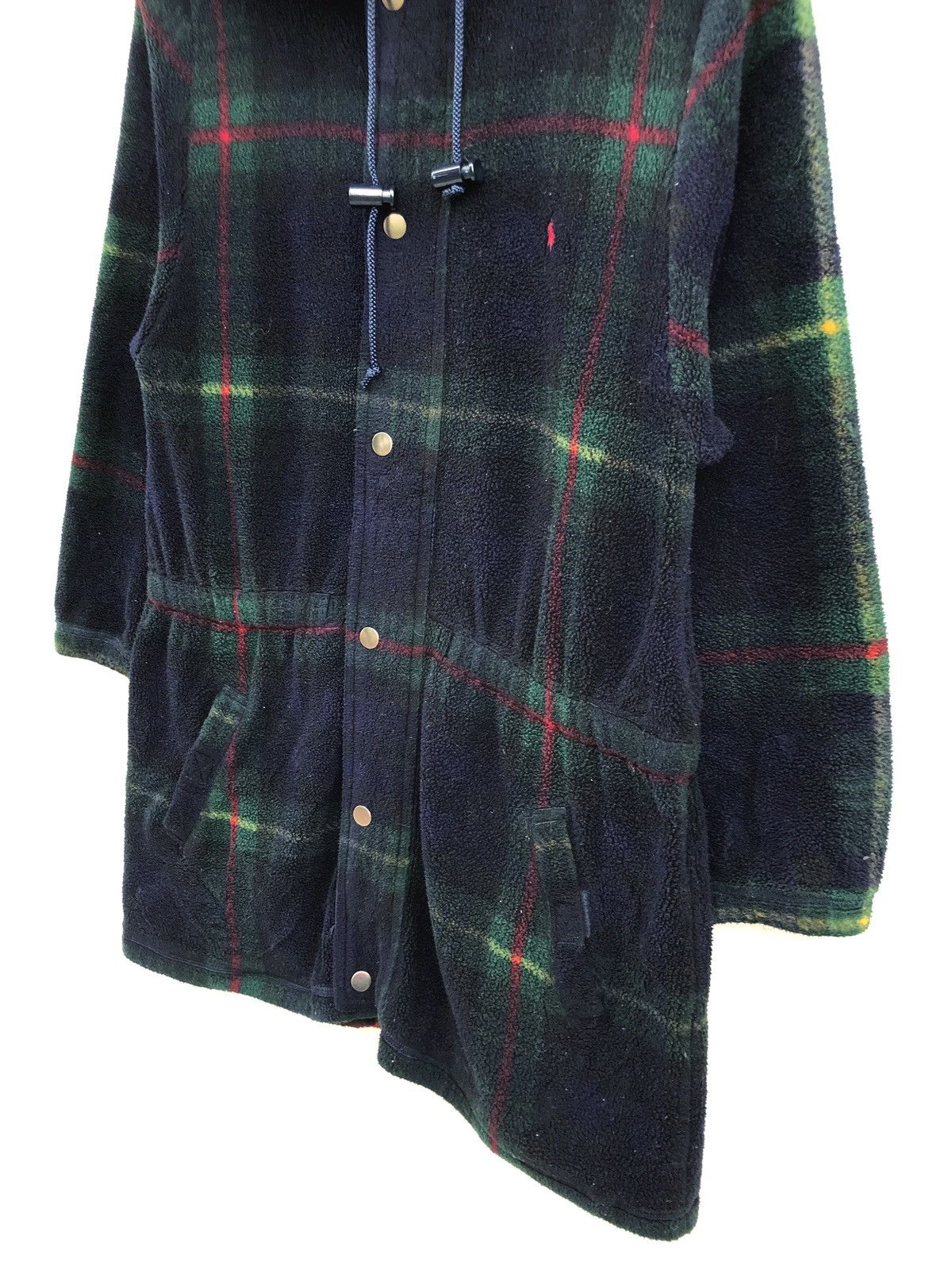 Polartec × Polo Ralph Lauren Polo Sport Ralph Lauren Fleece Hoodie Checkered Jacket Size US M / EU 48-50 / 2 - 3 Thumbnail