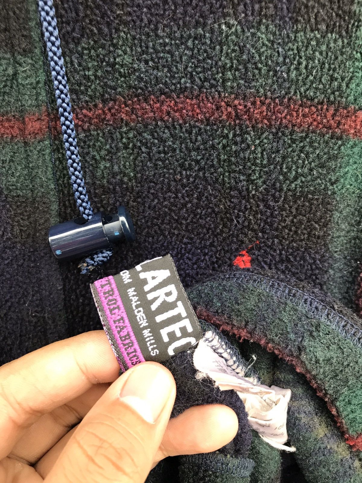 Polartec × Polo Ralph Lauren Polo Sport Ralph Lauren Fleece Hoodie Checkered Jacket Size US M / EU 48-50 / 2 - 6 Thumbnail