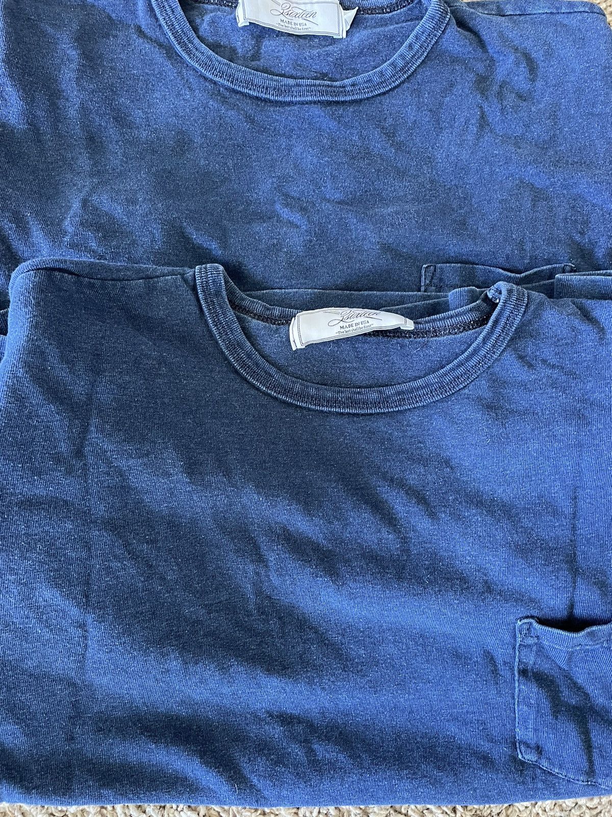 3sixteen 2 pack 3sixteen Indigo dyed t shirts | Grailed