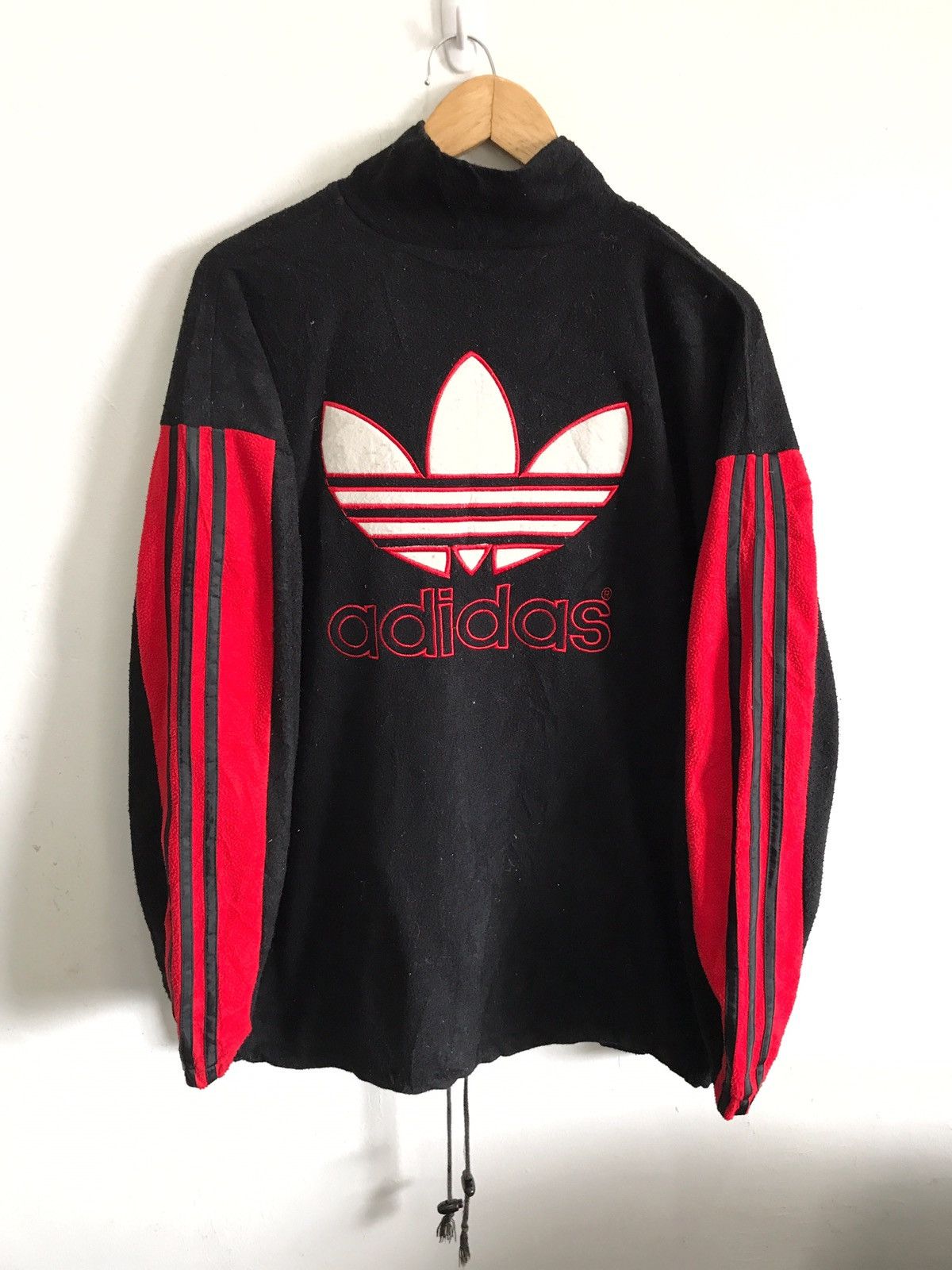 Adidas Adidas Fleece Big Logo Sweater Jacket Size US L / EU 52-54 / 3 - 1 Thumbnail