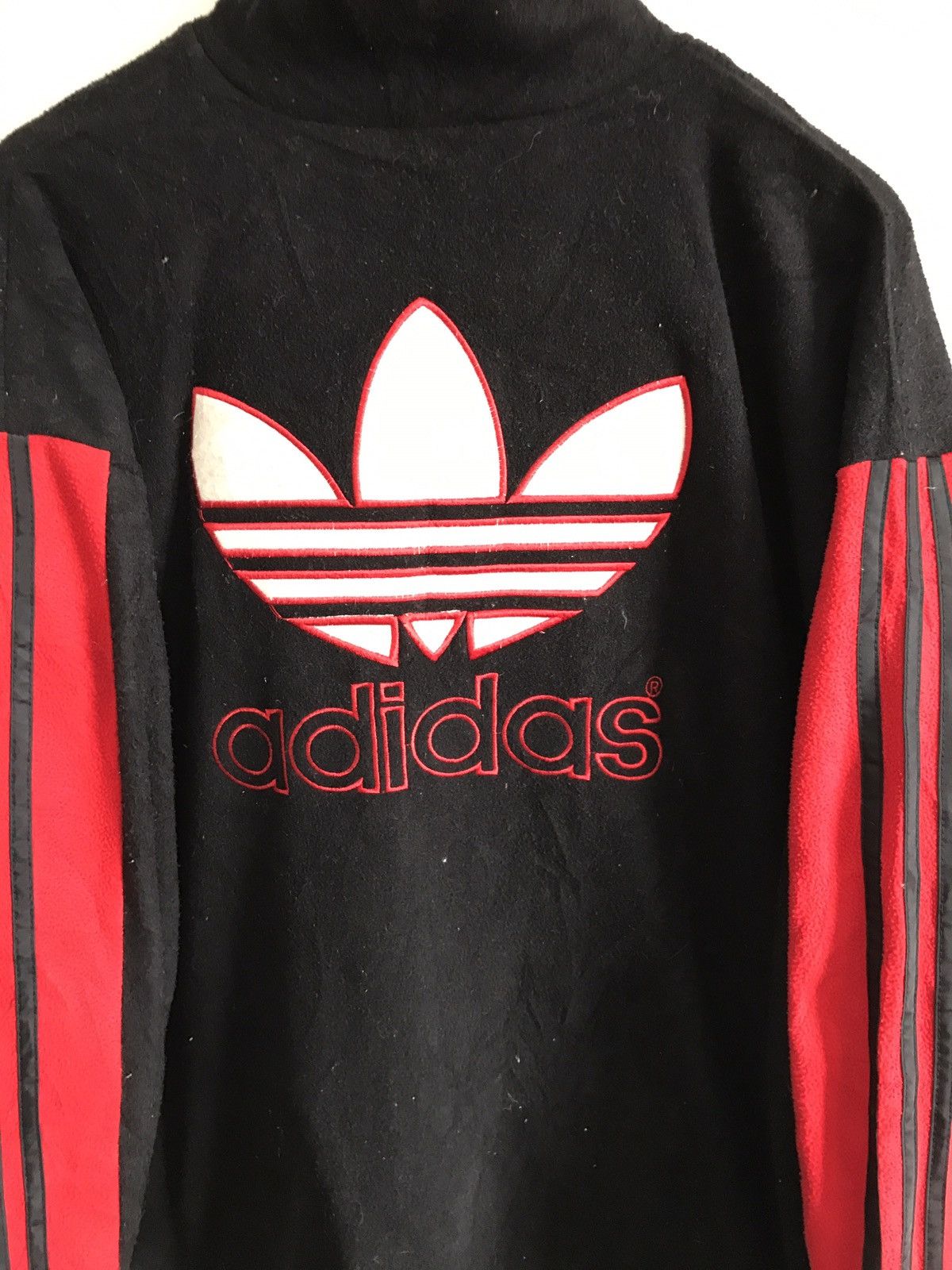 Adidas Adidas Fleece Big Logo Sweater Jacket Size US L / EU 52-54 / 3 - 3 Thumbnail