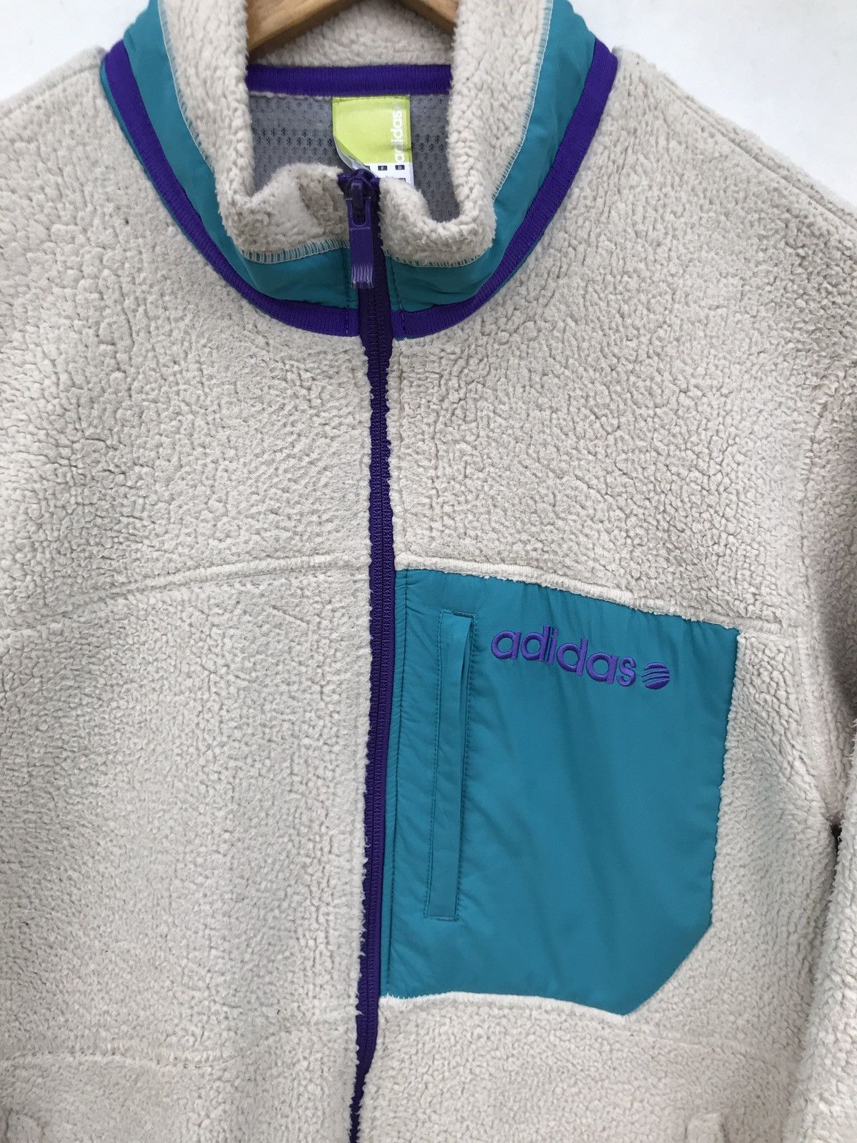 Adidas Adidas Fleece Front Pocket Sherpa Patagonia Deep Pile Style Size US M / EU 48-50 / 2 - 3 Thumbnail