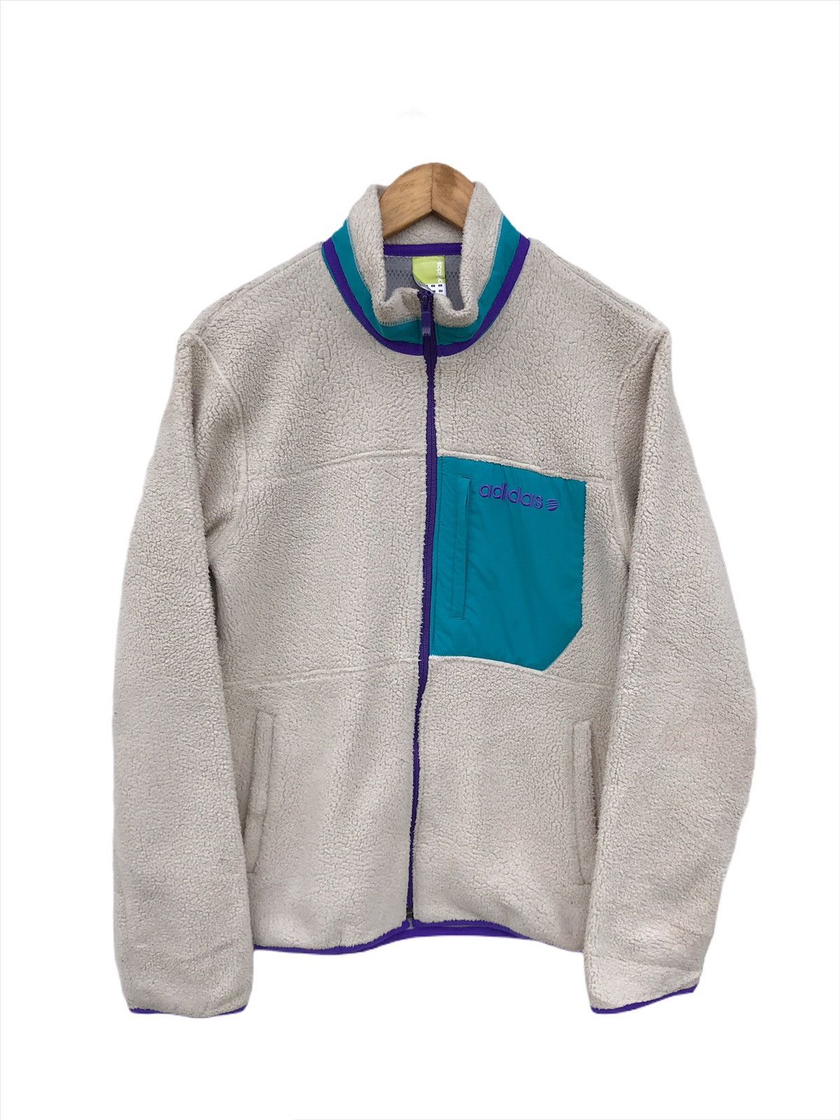 Adidas Adidas Fleece Front Pocket Sherpa Patagonia Deep Pile Style Size US M / EU 48-50 / 2 - 1 Thumbnail