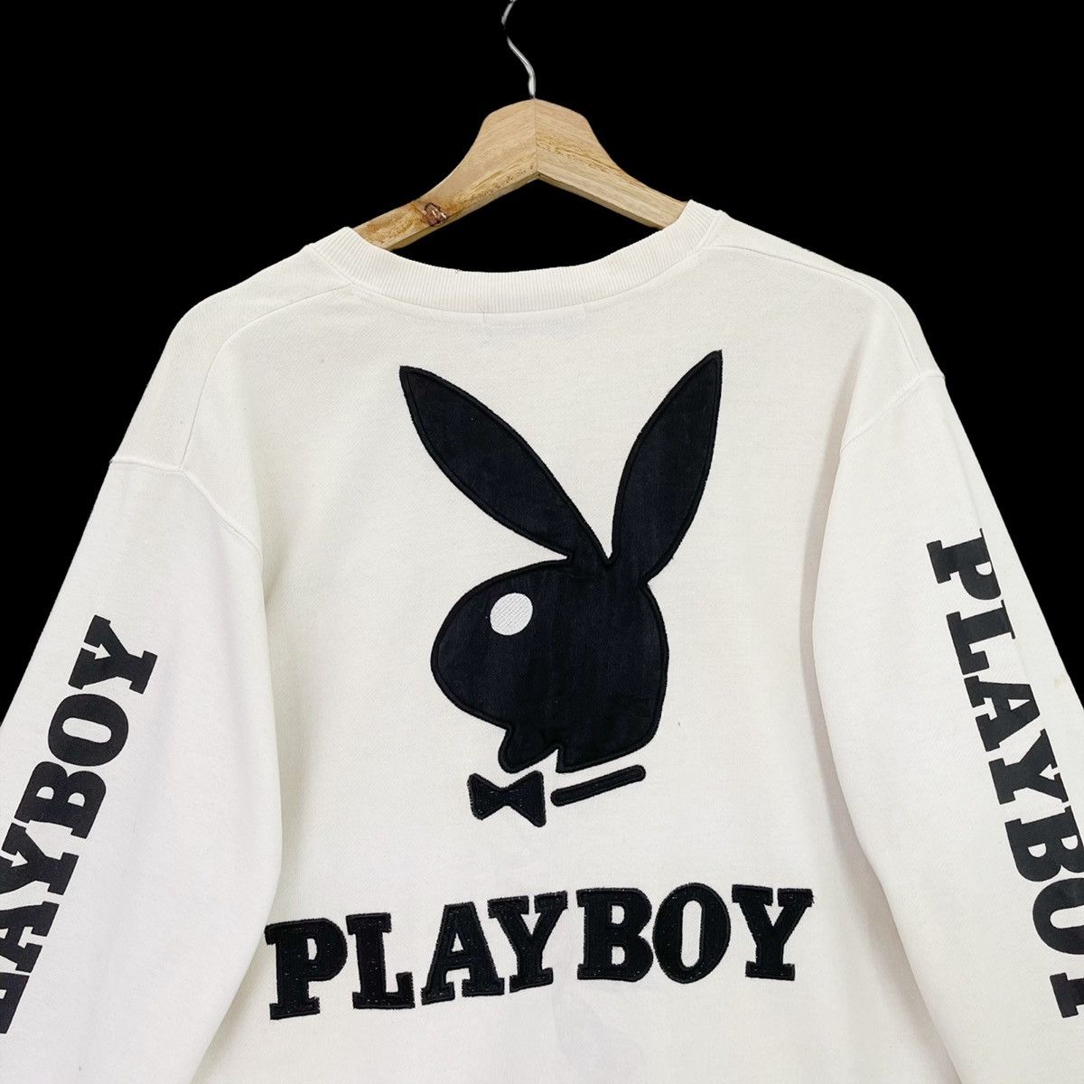 Playboy Vintage Playboy Embroidery Logo Crewneck Sweatshirt Size M Size US M / EU 48-50 / 2 - 4 Thumbnail