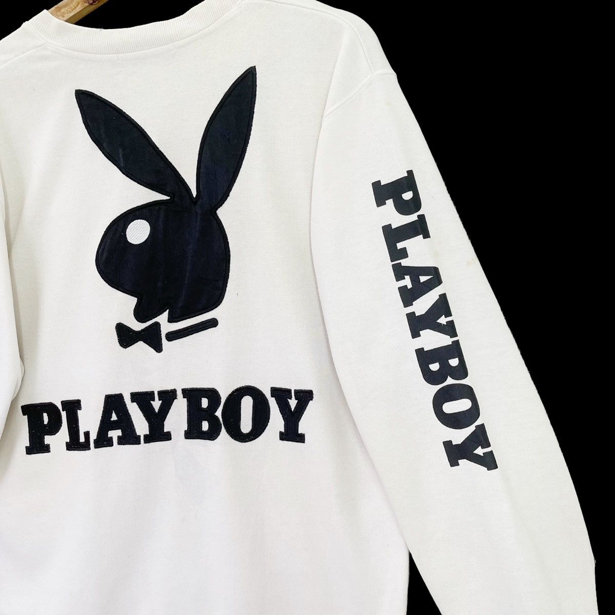 Playboy Vintage Playboy Embroidery Logo Crewneck Sweatshirt Size M Size US M / EU 48-50 / 2 - 6 Thumbnail