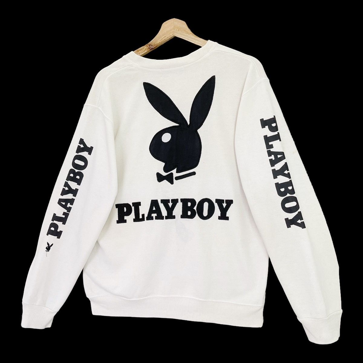 Playboy Vintage Playboy Embroidery Logo Crewneck Sweatshirt Size M Size US M / EU 48-50 / 2 - 3 Thumbnail