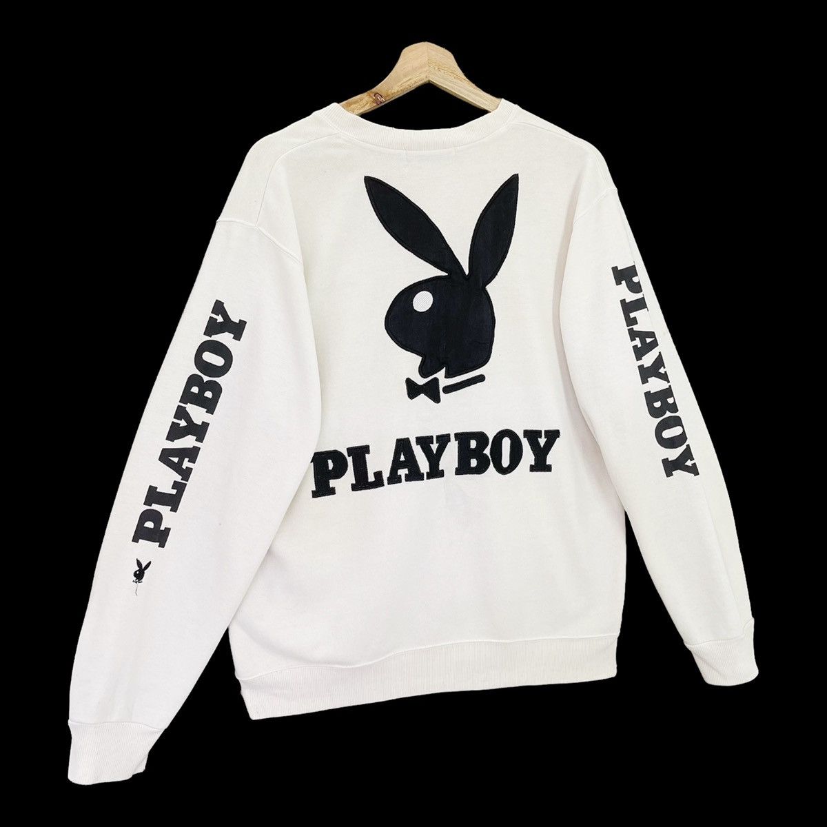 Playboy Vintage Playboy Embroidery Logo Crewneck Sweatshirt Size M Size US M / EU 48-50 / 2 - 2 Thumbnail