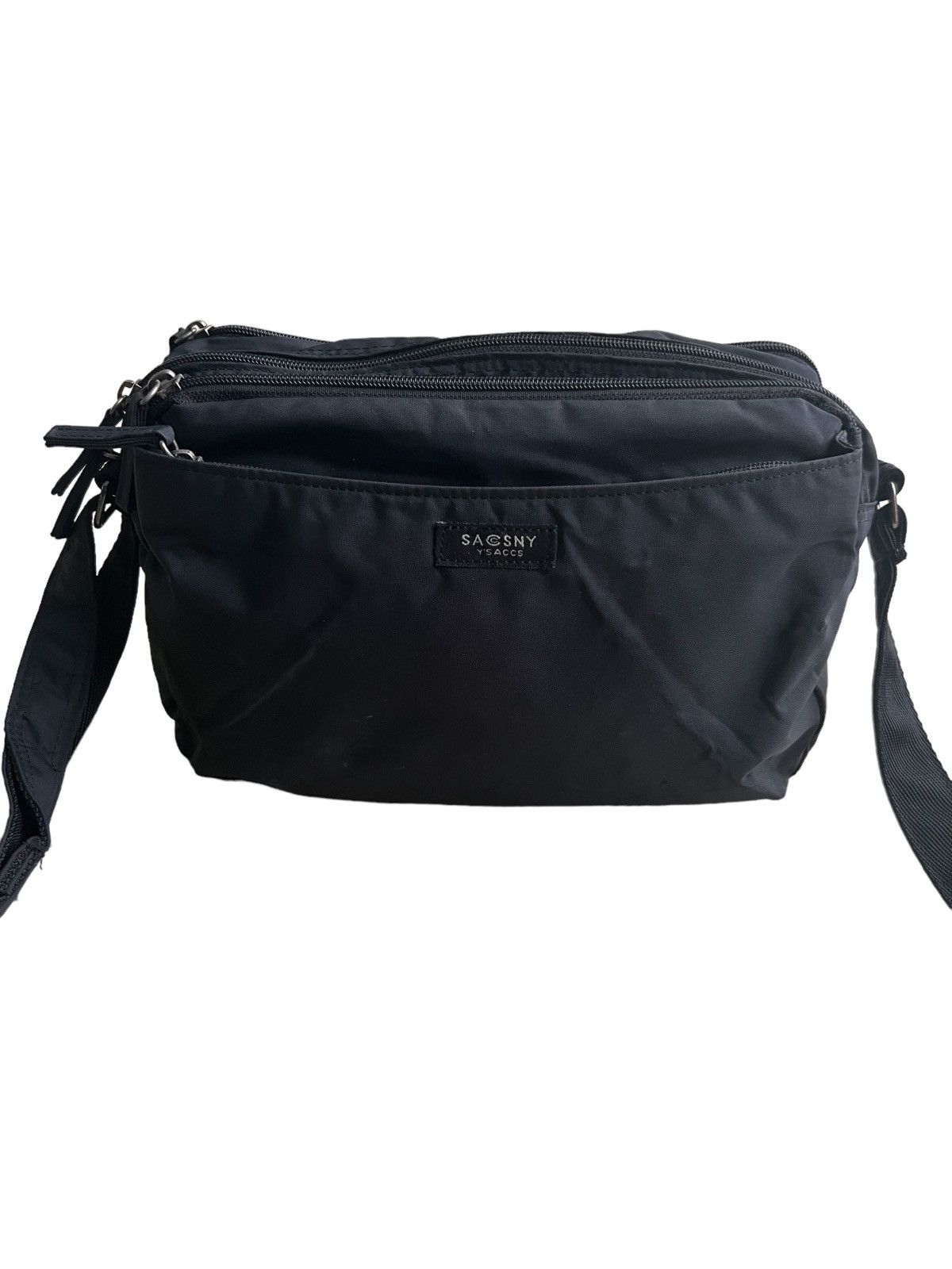 Y's for Men × Yohji Yamamoto Yohji Yamamoto Y'saccs Nylon Tanker Parachute Crossbody Bag Size ONE SIZE - 3 Thumbnail