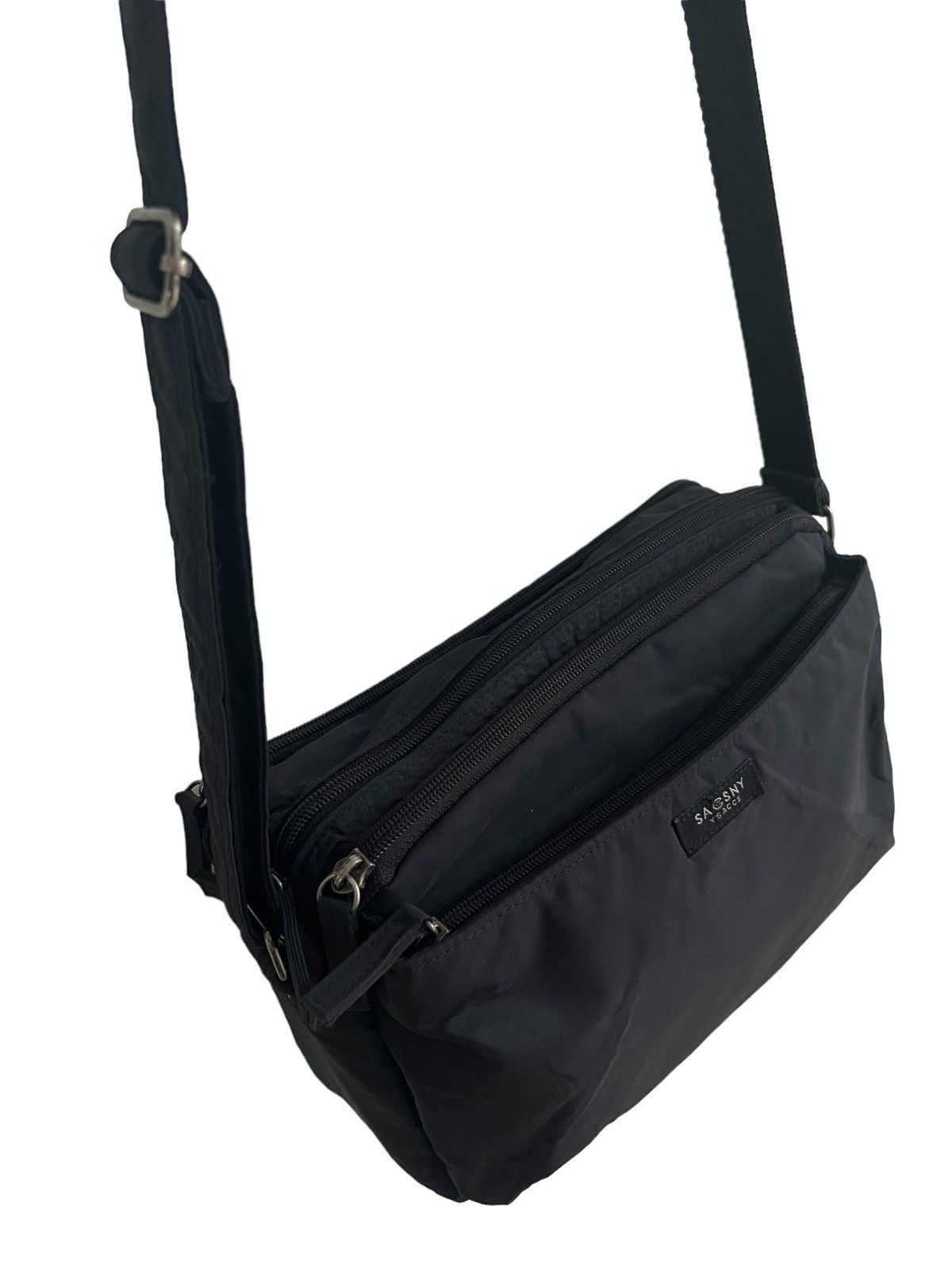 Y's for Men × Yohji Yamamoto Yohji Yamamoto Y'saccs Nylon Tanker Parachute Crossbody Bag Size ONE SIZE - 10 Thumbnail