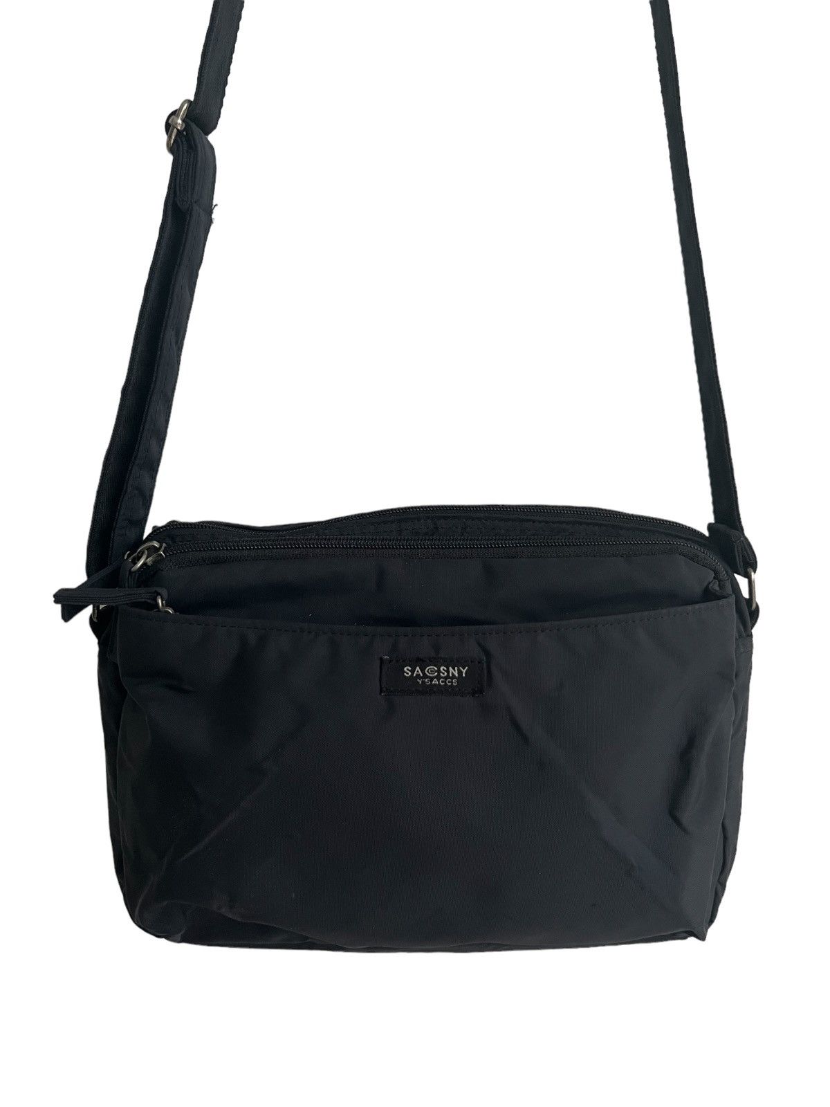 Y's for Men × Yohji Yamamoto Yohji Yamamoto Y'saccs Nylon Tanker Parachute Crossbody Bag Size ONE SIZE - 4 Thumbnail