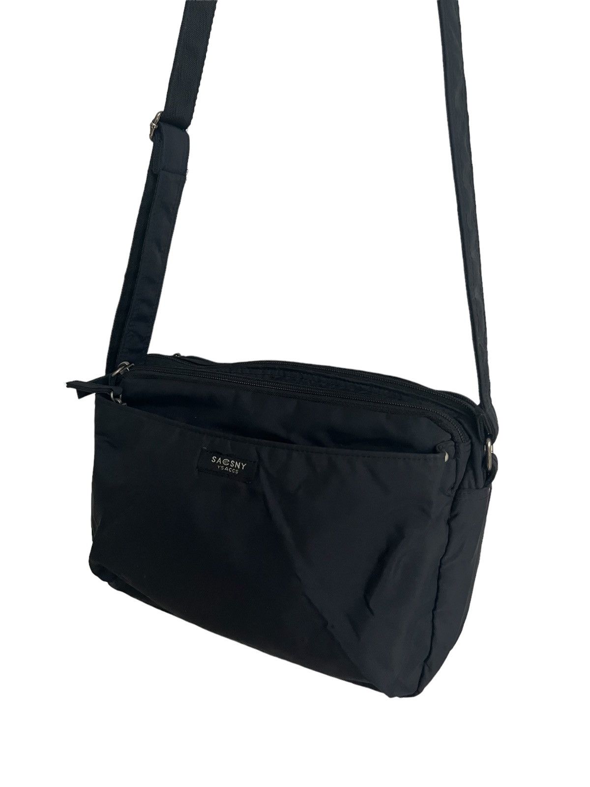 Y's for Men × Yohji Yamamoto Yohji Yamamoto Y'saccs Nylon Tanker Parachute Crossbody Bag Size ONE SIZE - 7 Thumbnail