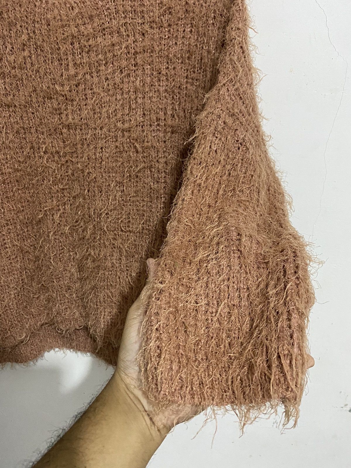 20471120 🖤BLACKDAY🖤Japanese Brand Unknow Mohair Knitted Grunge Size US XL / EU 56 / 4 - 4 Thumbnail