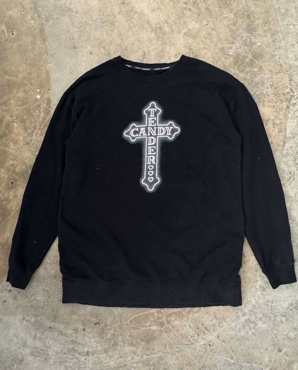 Vintage Vintage Candy Stripper Sweatshirts Size US S / EU 44-46 / 1 - 1 Thumbnail