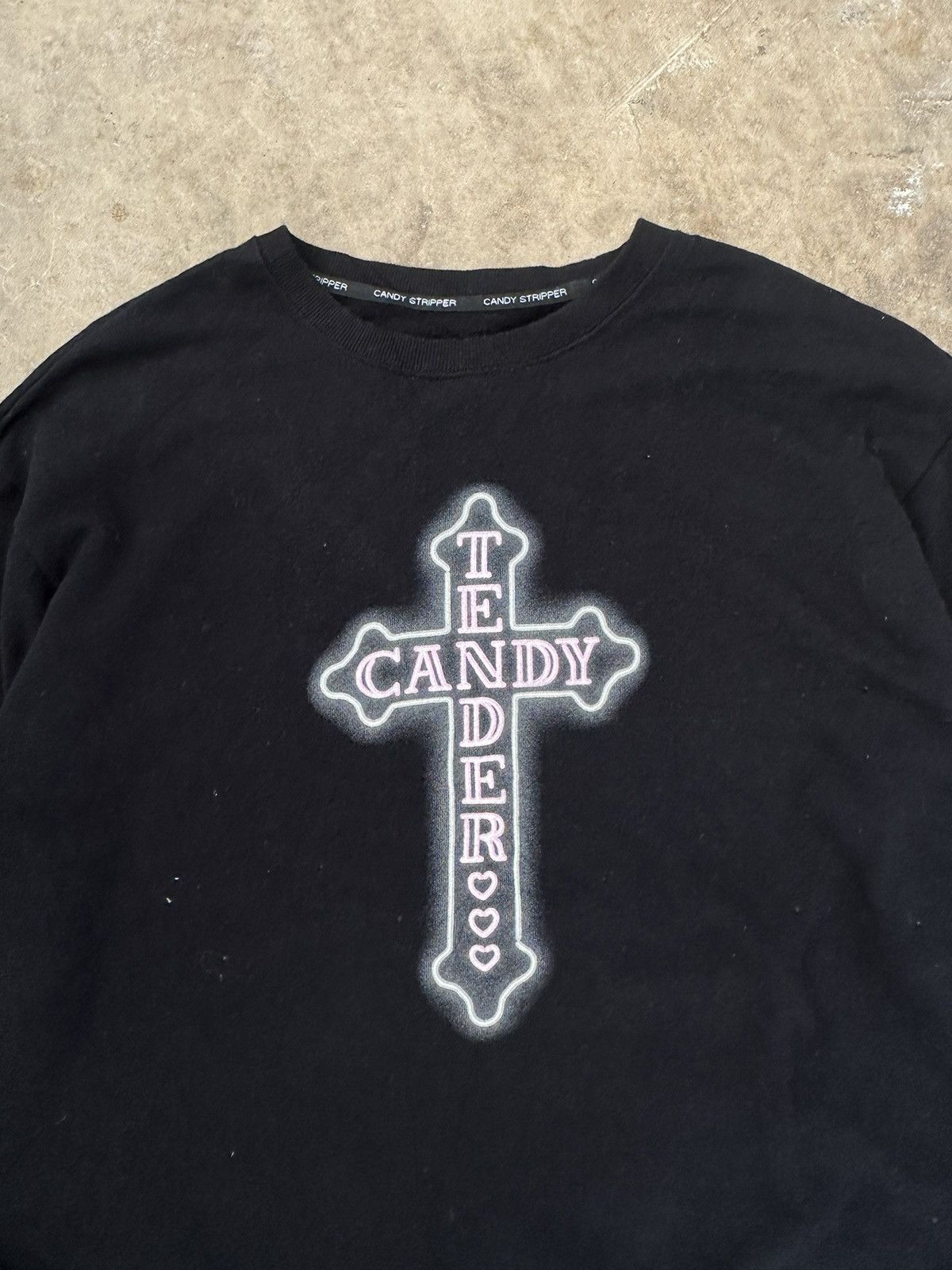 Vintage Vintage Candy Stripper Sweatshirts Size US S / EU 44-46 / 1 - 2 Thumbnail