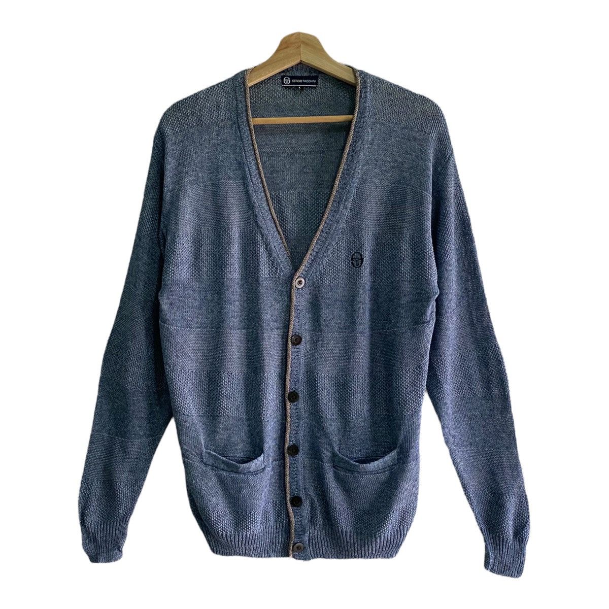 SERGIO TACCHINI 90’s KNIT CARDIGAN BUTTON UP