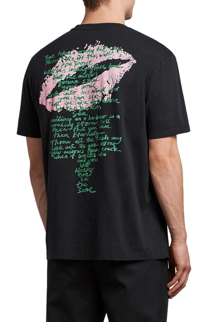 Allsaints × Japanese Brand Mens AllSaints Boohoo SS crew T-shirt Size US M / EU 48-50 / 2 - 1 Thumbnail