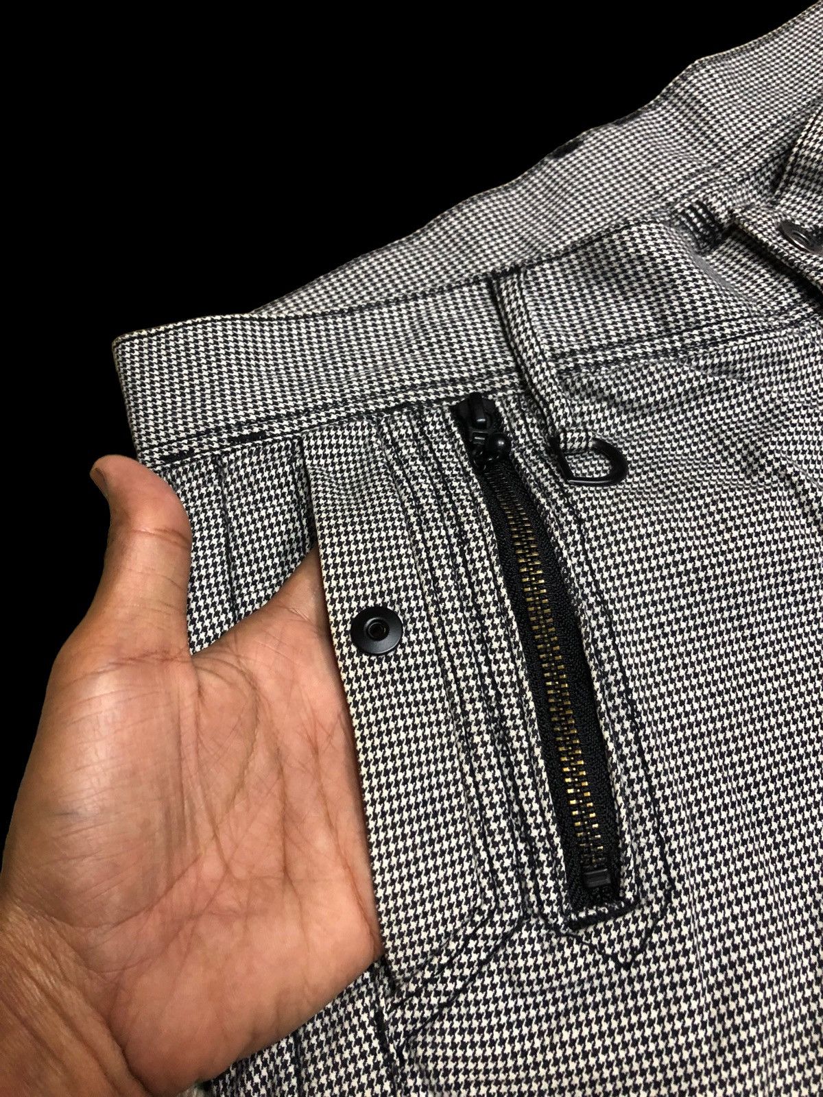 HIDEAWAYS × Nicole Club NICOLE HIDEAWAYS PLAID STRECTHABLE PANT Size US 32 / EU 48 - 2 Thumbnail