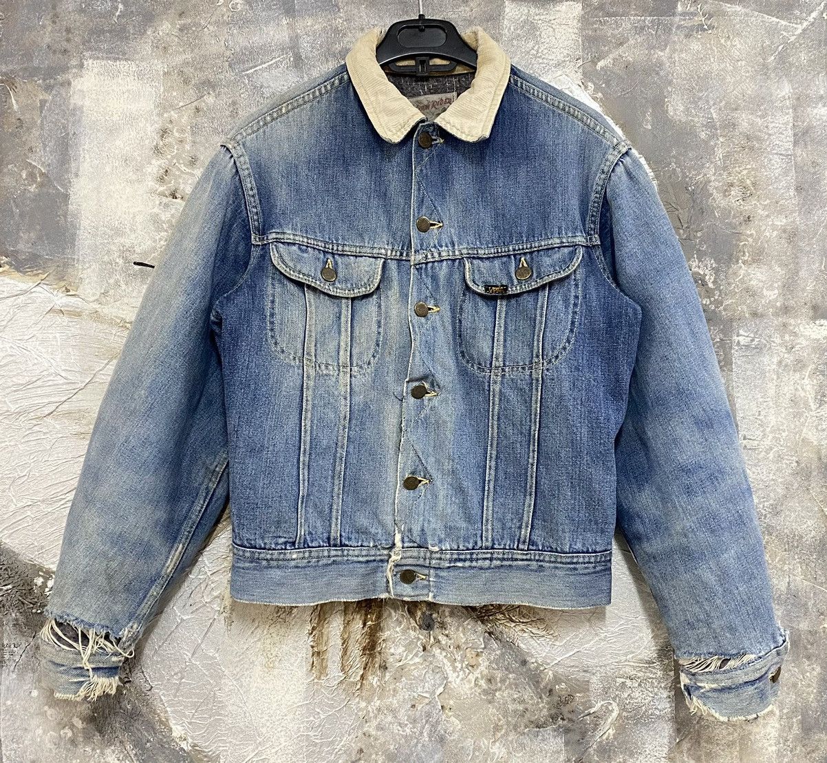 Lee Vintage 70s Lee Storm Rider Jacket Linen Blanket Lined Size US M / EU 48-50 / 2 - 1 Thumbnail