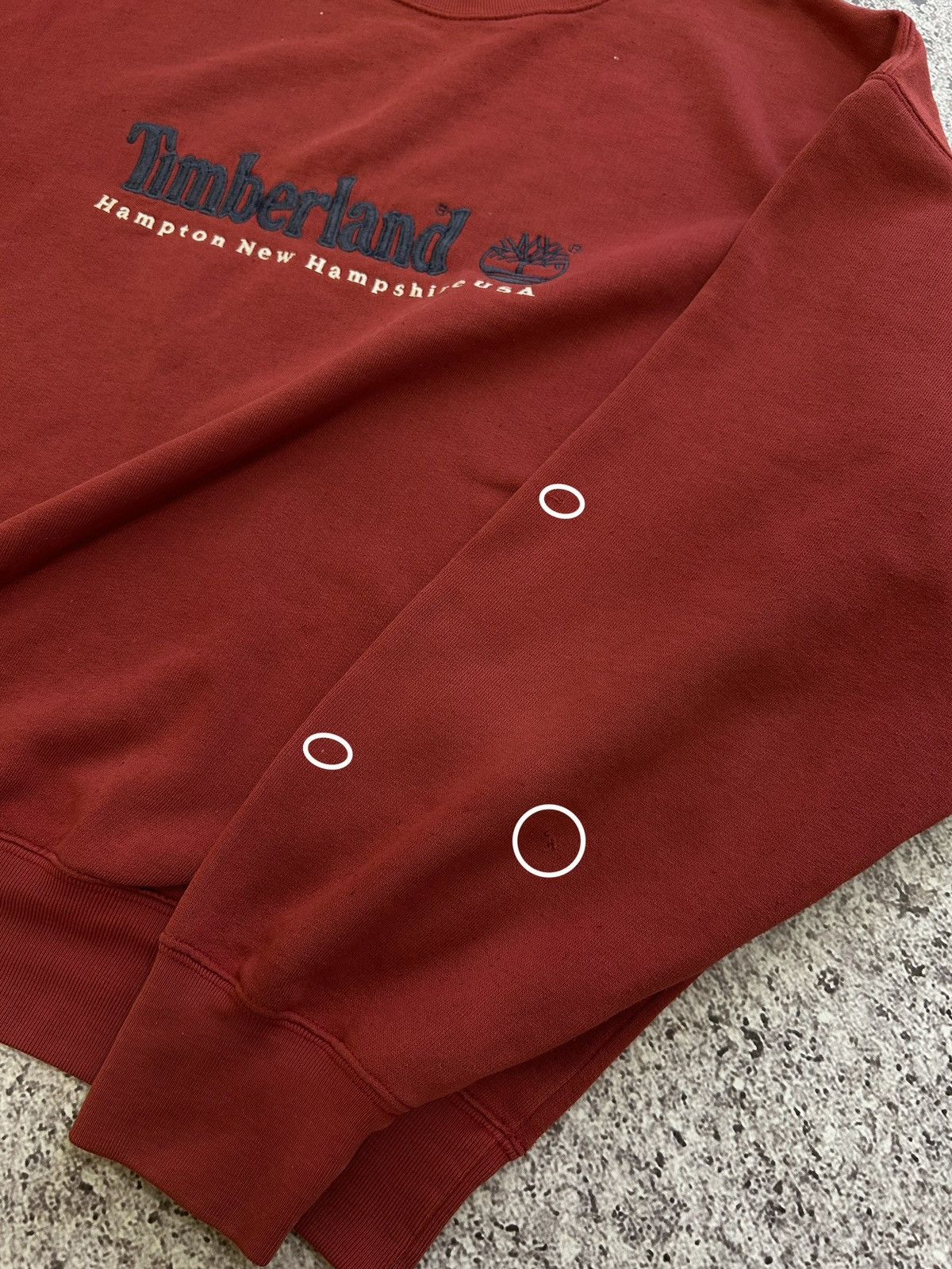Timberland × Vintage Timberland sweatshirt vintage rare big logo sweater Y2K Hype Size US XL / EU 56 / 4 - 3 Thumbnail