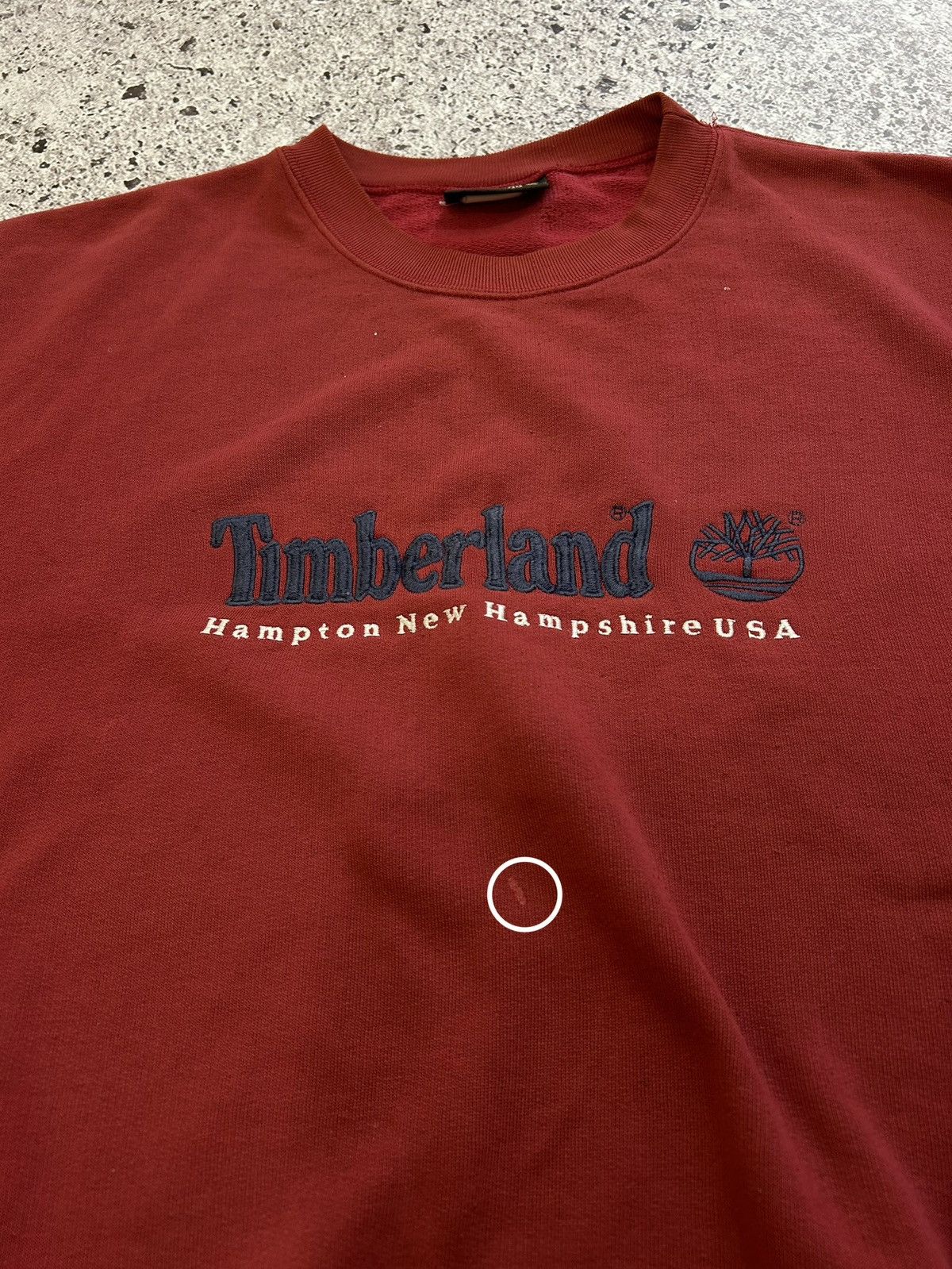 Timberland × Vintage Timberland sweatshirt vintage rare big logo sweater Y2K Hype Size US XL / EU 56 / 4 - 4 Thumbnail