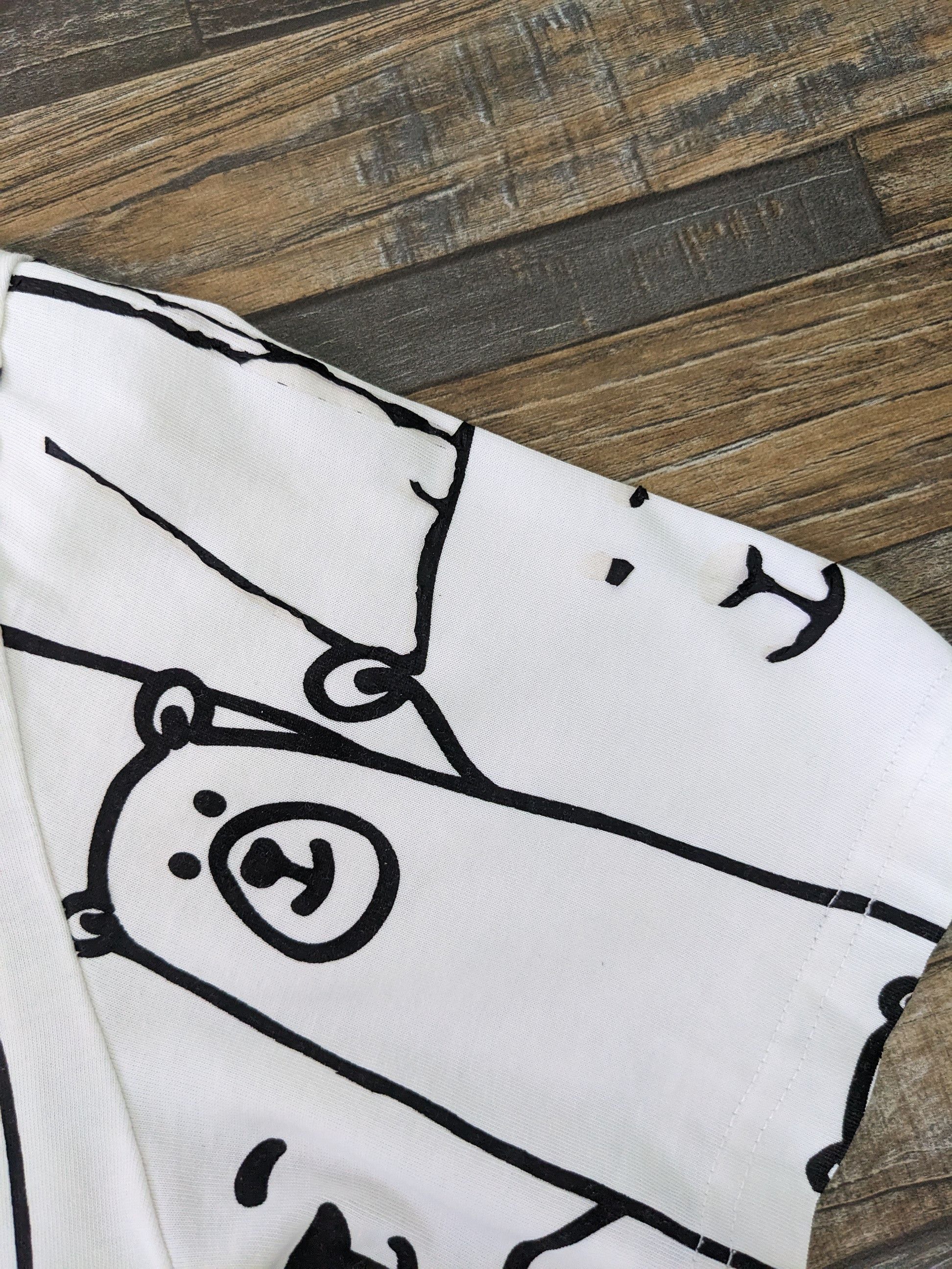 Japanese Brand × Vintage Vintage Kilo Meters Bear Shirt Fullprint Size US L / EU 52-54 / 3 - 8 Thumbnail