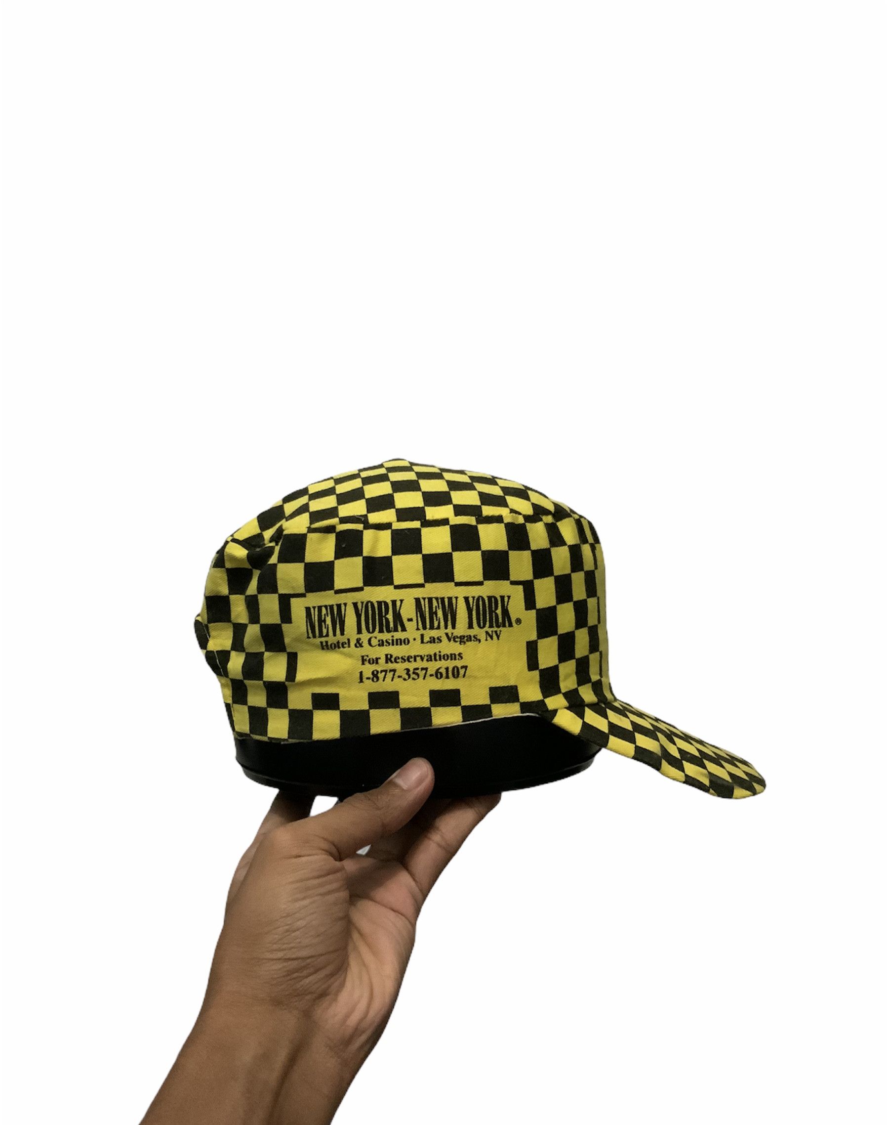 Vintage Yellow New York Hotel & Casino Hat Size ONE SIZE - 3 Thumbnail