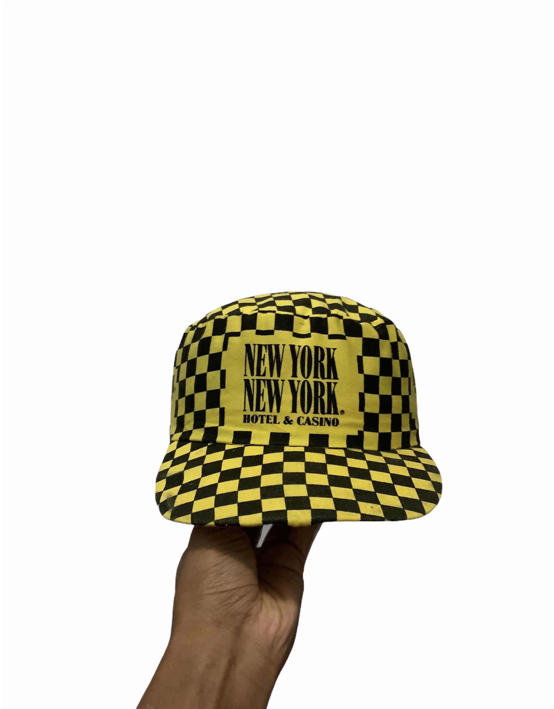 Vintage Yellow New York Hotel & Casino Hat Size ONE SIZE - 1 Thumbnail