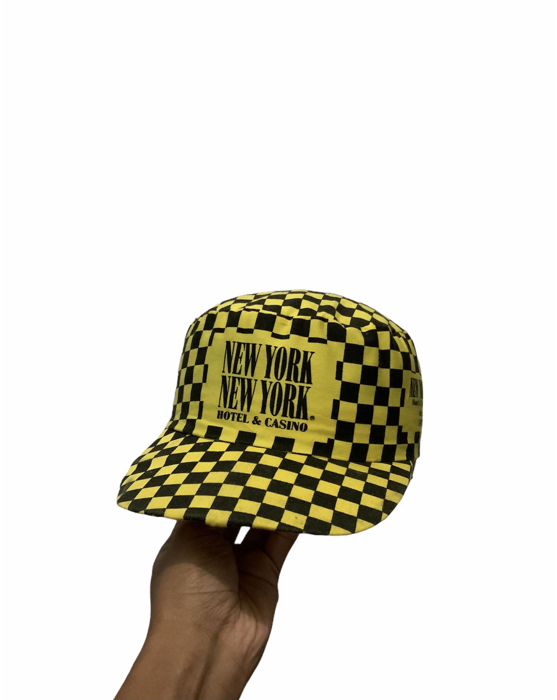 Vintage Yellow New York Hotel & Casino Hat Size ONE SIZE - 2 Thumbnail