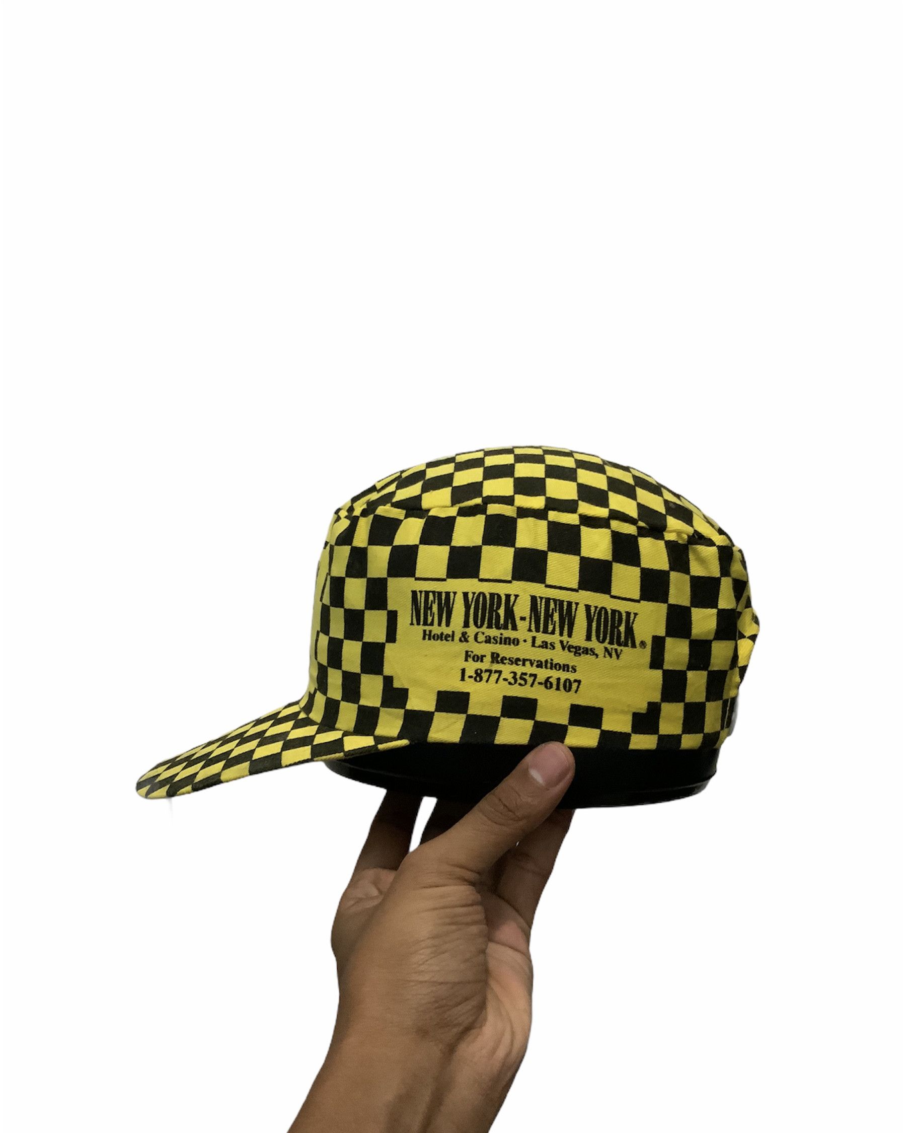 Vintage Yellow New York Hotel & Casino Hat Size ONE SIZE - 5 Thumbnail