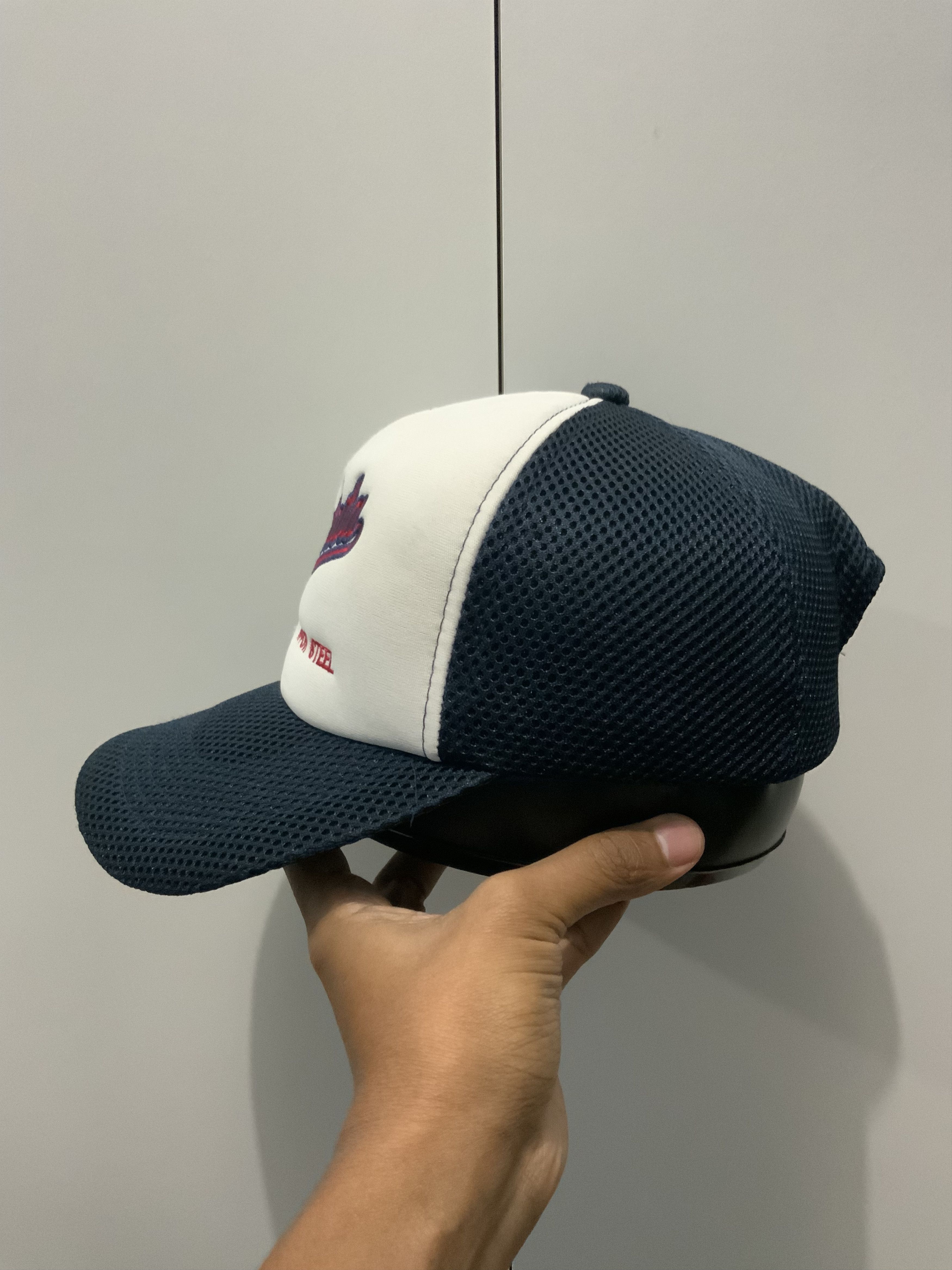 Japanese Brand Hirokata Nippon Steel Japan Trucker Hat Size ONE SIZE - 6 Thumbnail