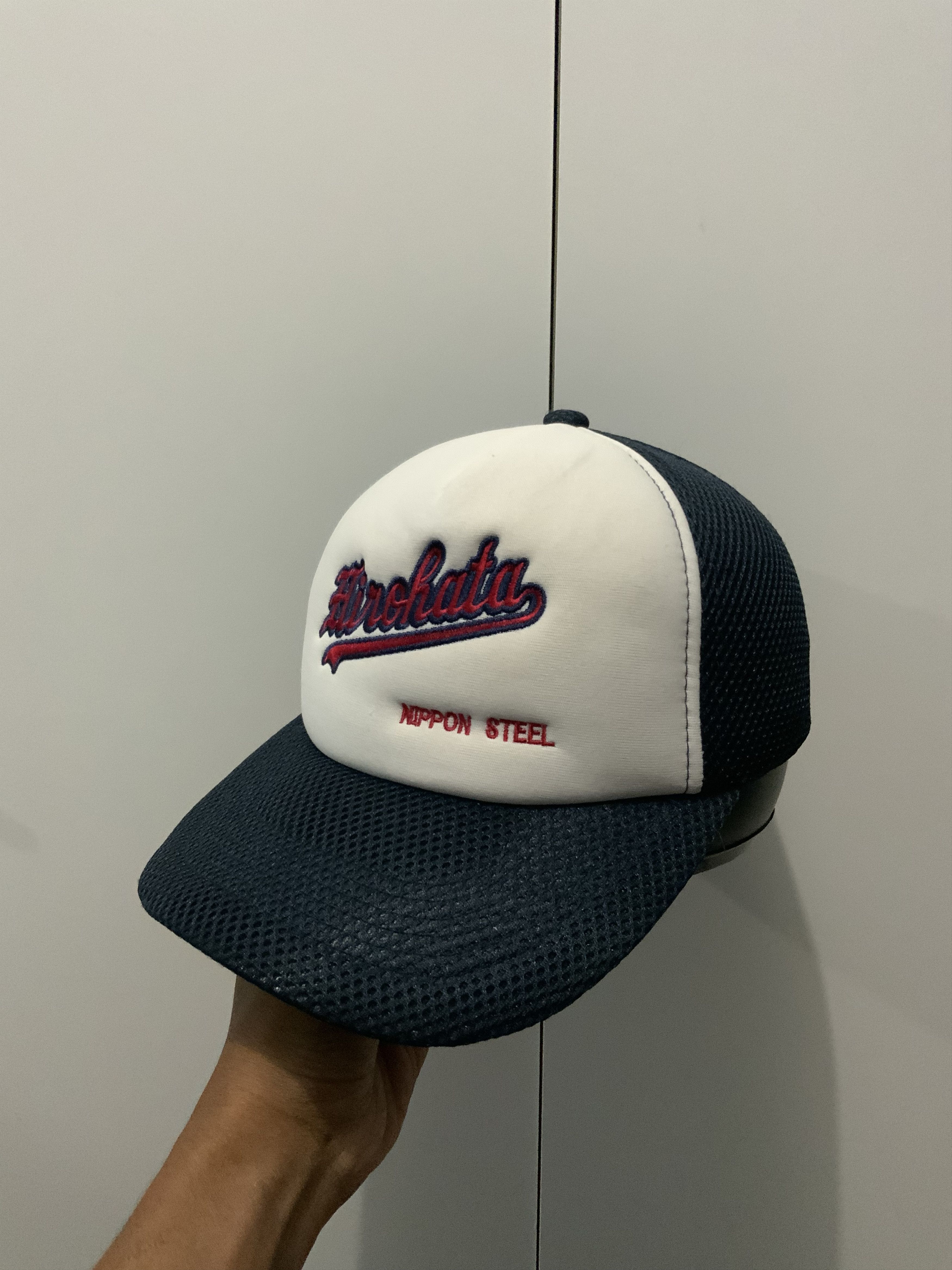 Japanese Brand Hirokata Nippon Steel Japan Trucker Hat Size ONE SIZE - 2 Thumbnail