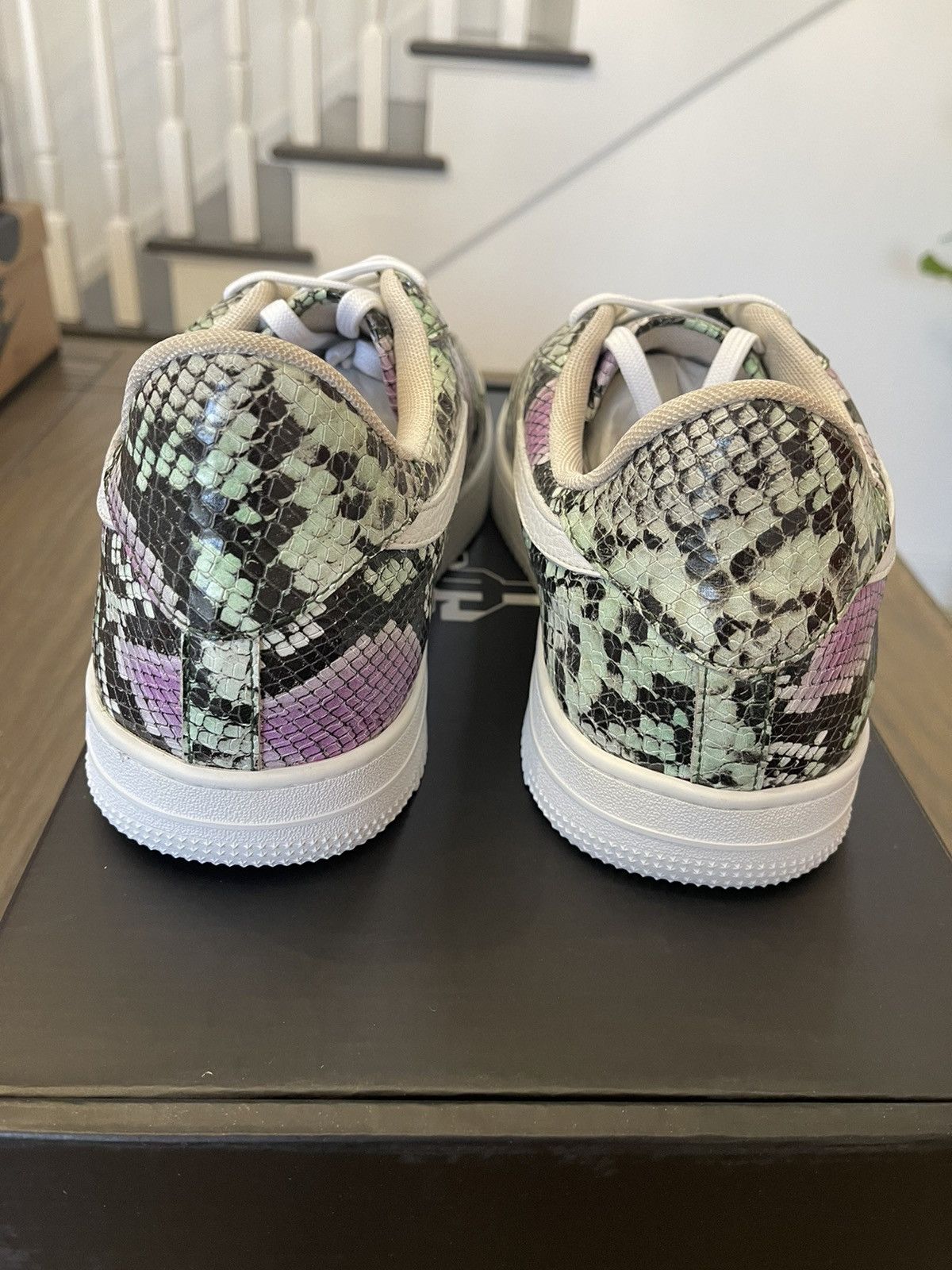 🐍 John Geiger GF-01 Low Multi Python Snakeskin Size 13 🐍