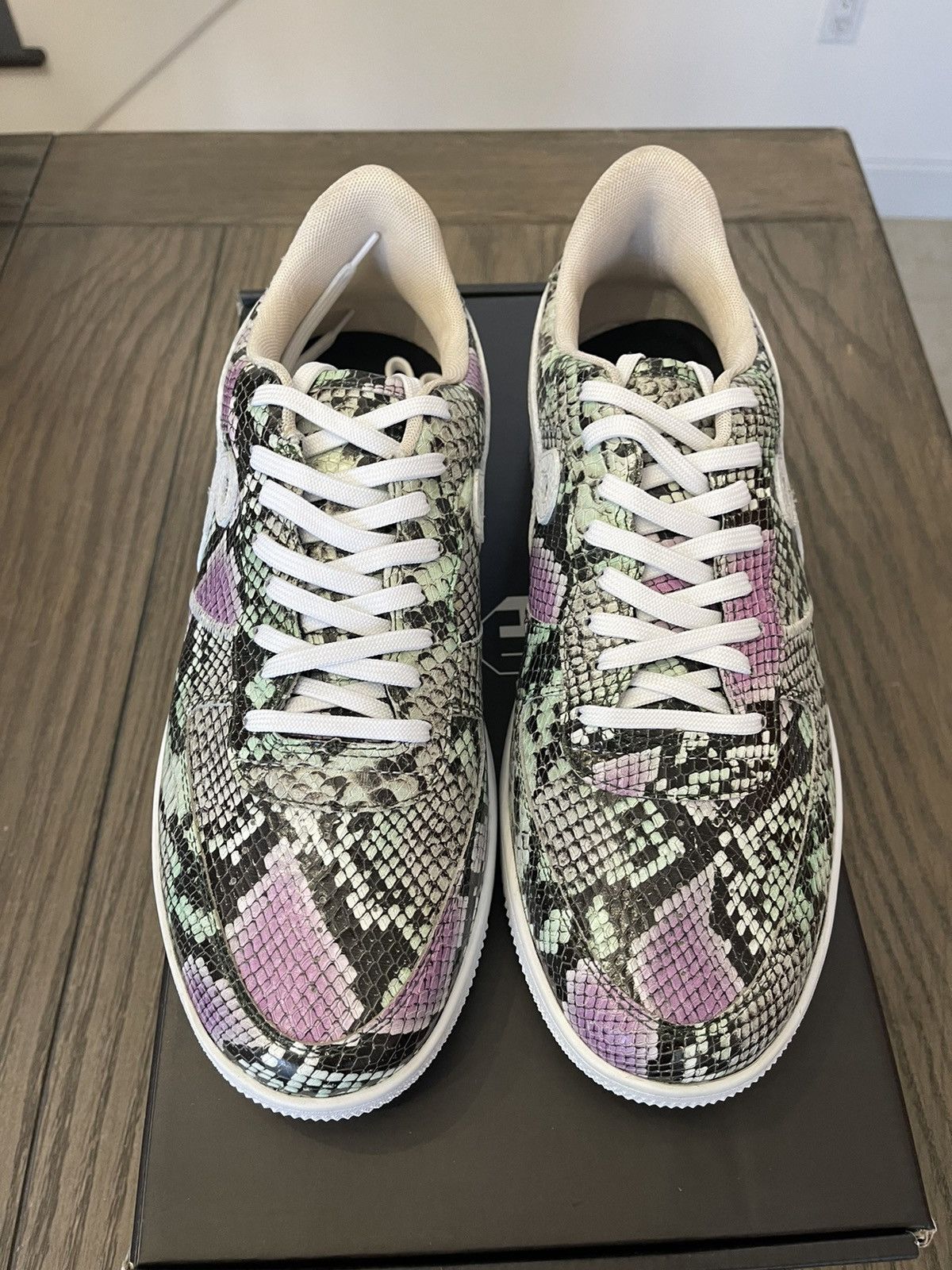 🐍 John Geiger GF-01 Low Multi Python Snakeskin Size 13 🐍