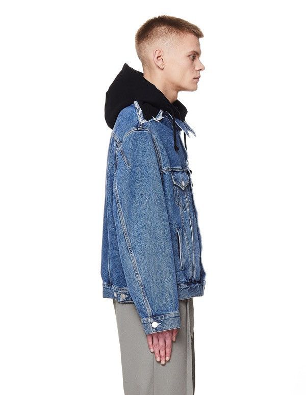 Vetements Vetements Oversized Hooded Denim Jacket Size US S / EU 44-46 / 1 - 2 Thumbnail