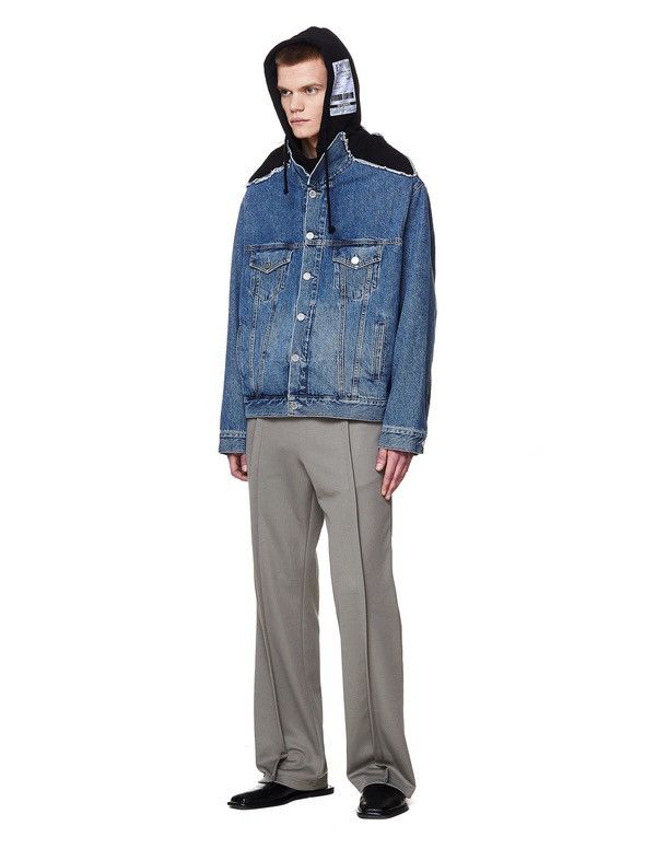Vetements Vetements Oversized Hooded Denim Jacket Size US S / EU 44-46 / 1 - 4 Thumbnail