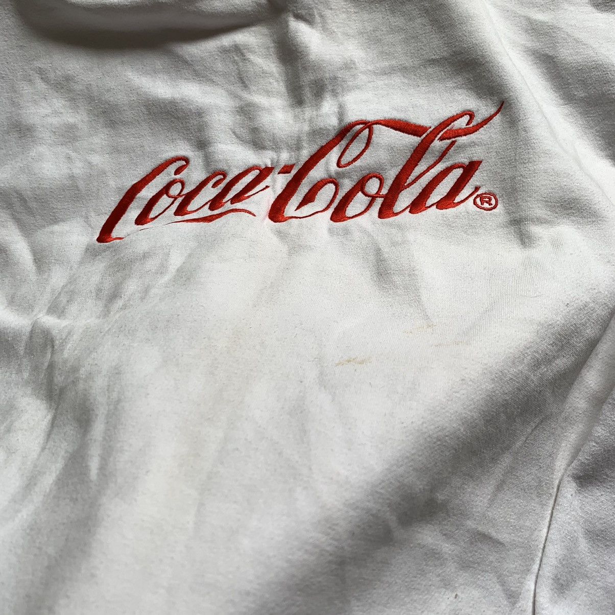 Coca Cola × Vintage Vintage 90s Coca Cola Coke Embroidered Graphic Crewneck Rare Size US XL / EU 56 / 4 - 3 Thumbnail