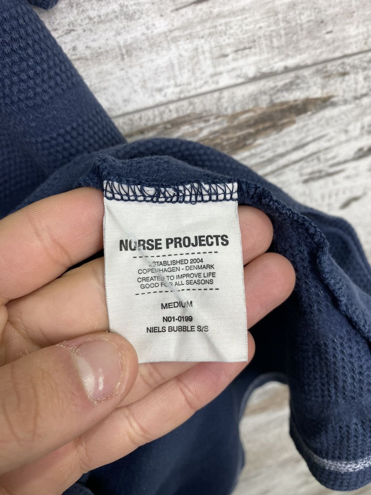 Norse Projects Mens Norse Project T Shirt NIELS BUBBLE S/E luxury vintage Size US M / EU 48-50 / 2 - 5 Thumbnail