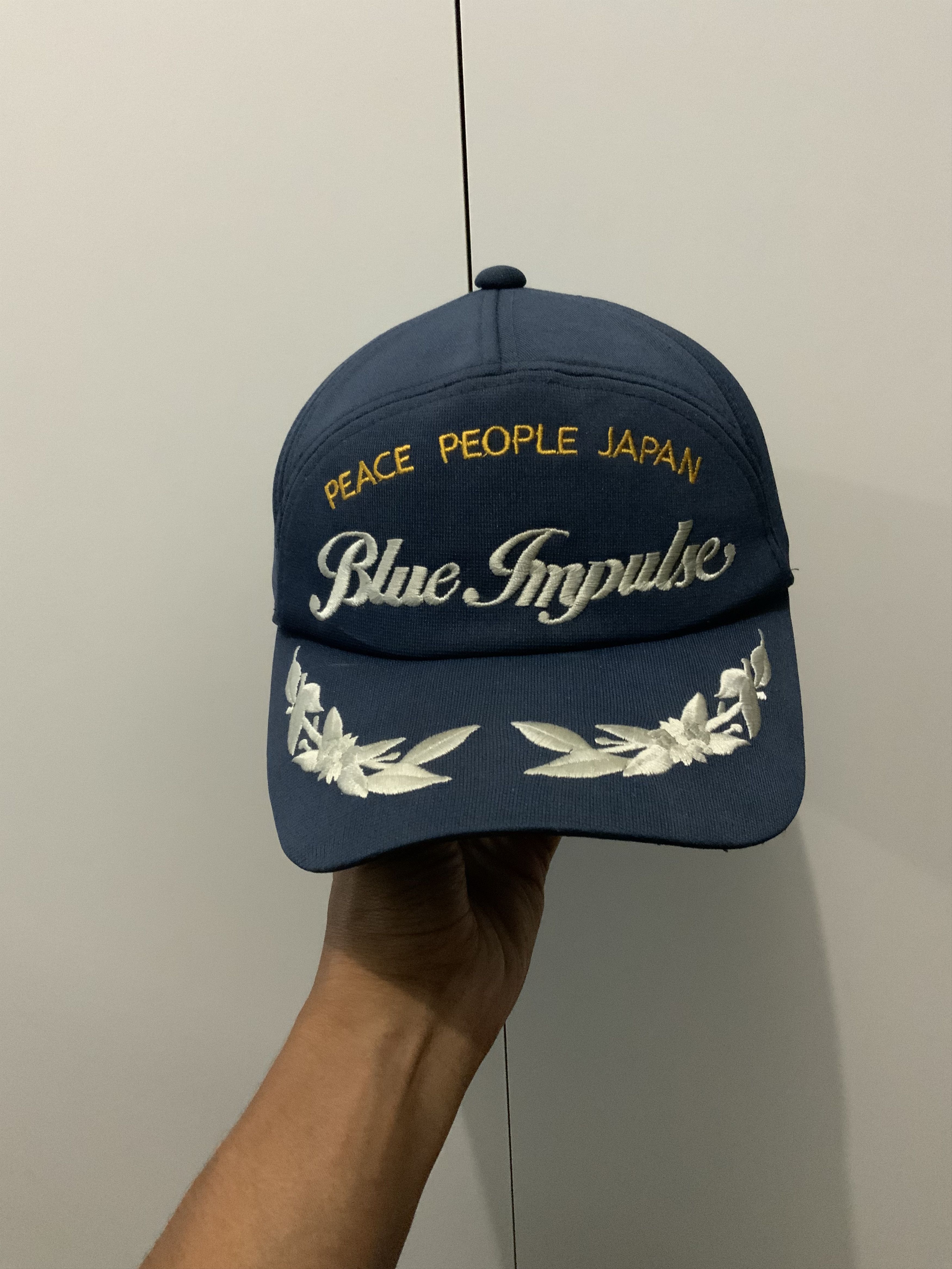 Japanese Brand Peace People Japan Indigo Blue Impulse Zipper Hat🔥 Size ONE SIZE - 1 Thumbnail