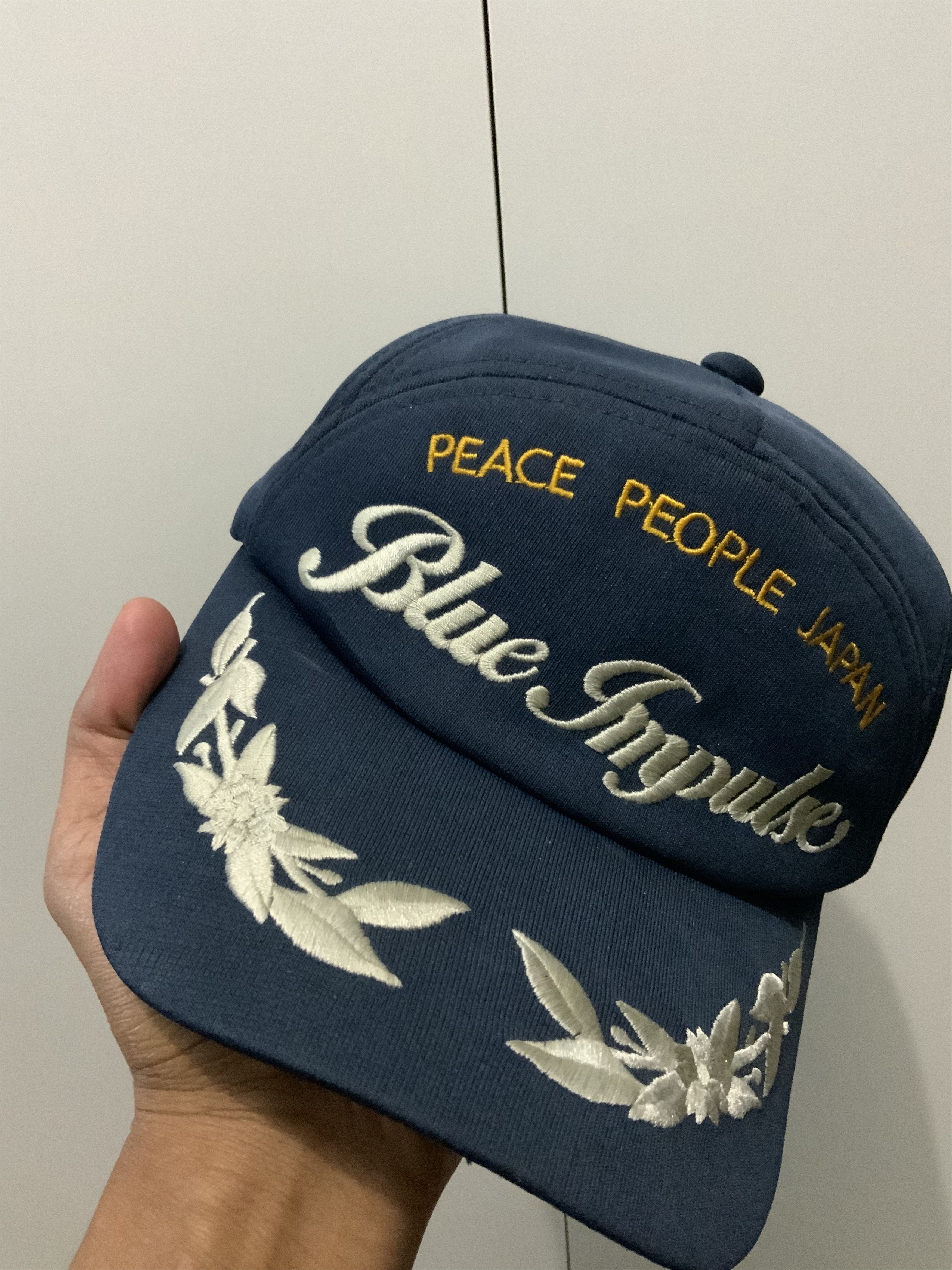 Japanese Brand Peace People Japan Indigo Blue Impulse Zipper Hat🔥 Size ONE SIZE - 13 Thumbnail