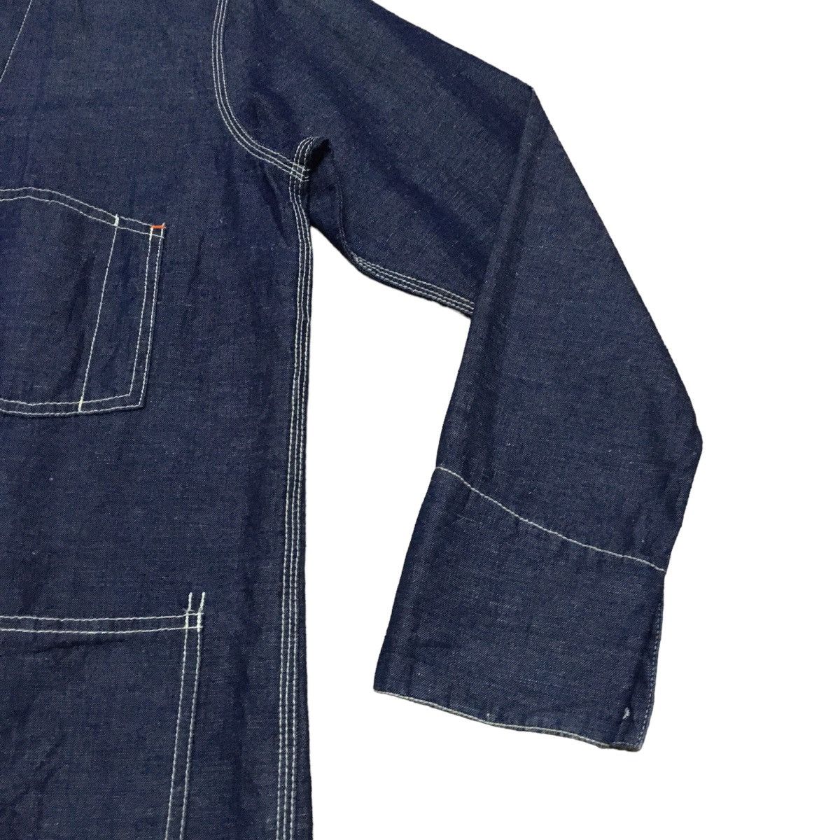 Global Work Rare Design Vintage Global Work Chore Denim Jacket 1990s Size US L / EU 52-54 / 3 - 6 Thumbnail