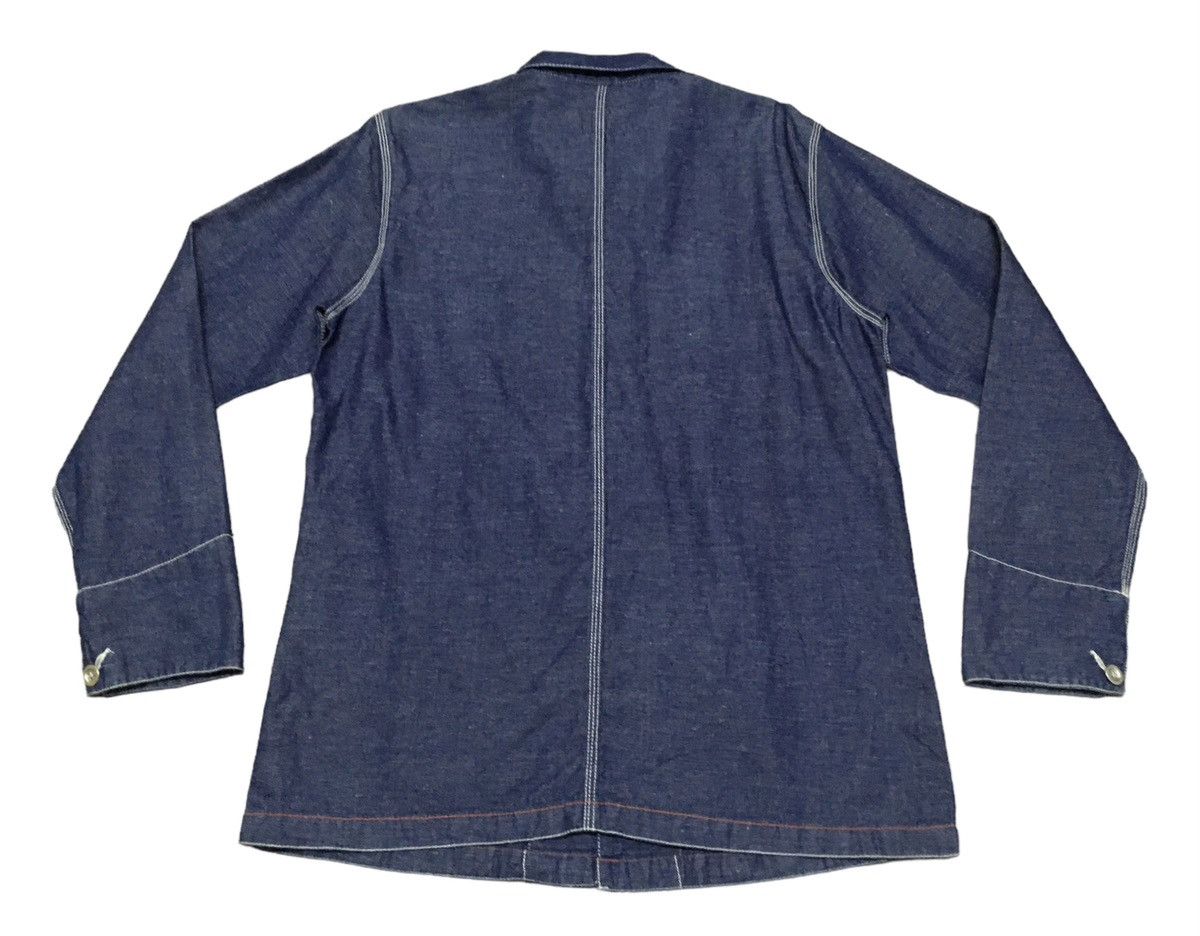 Global Work Rare Design Vintage Global Work Chore Denim Jacket 1990s Size US L / EU 52-54 / 3 - 2 Thumbnail