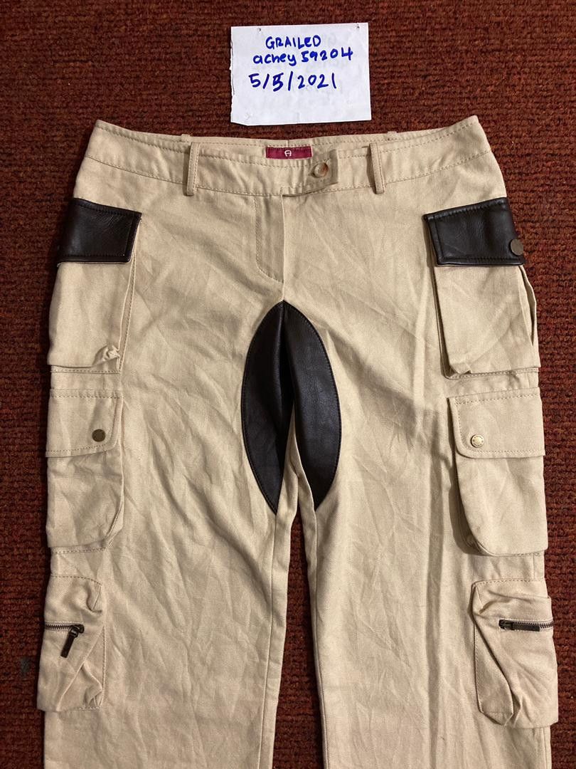 Aigner Aigner tactical Multipocket Cargo pants Size US 32 / EU 48 - 3 Thumbnail
