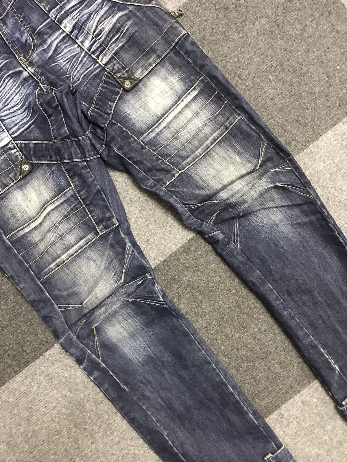 Japanese Brand Archival Design PPFM Bush Biker Jeans Size US 32 / EU 48 - 5 Thumbnail