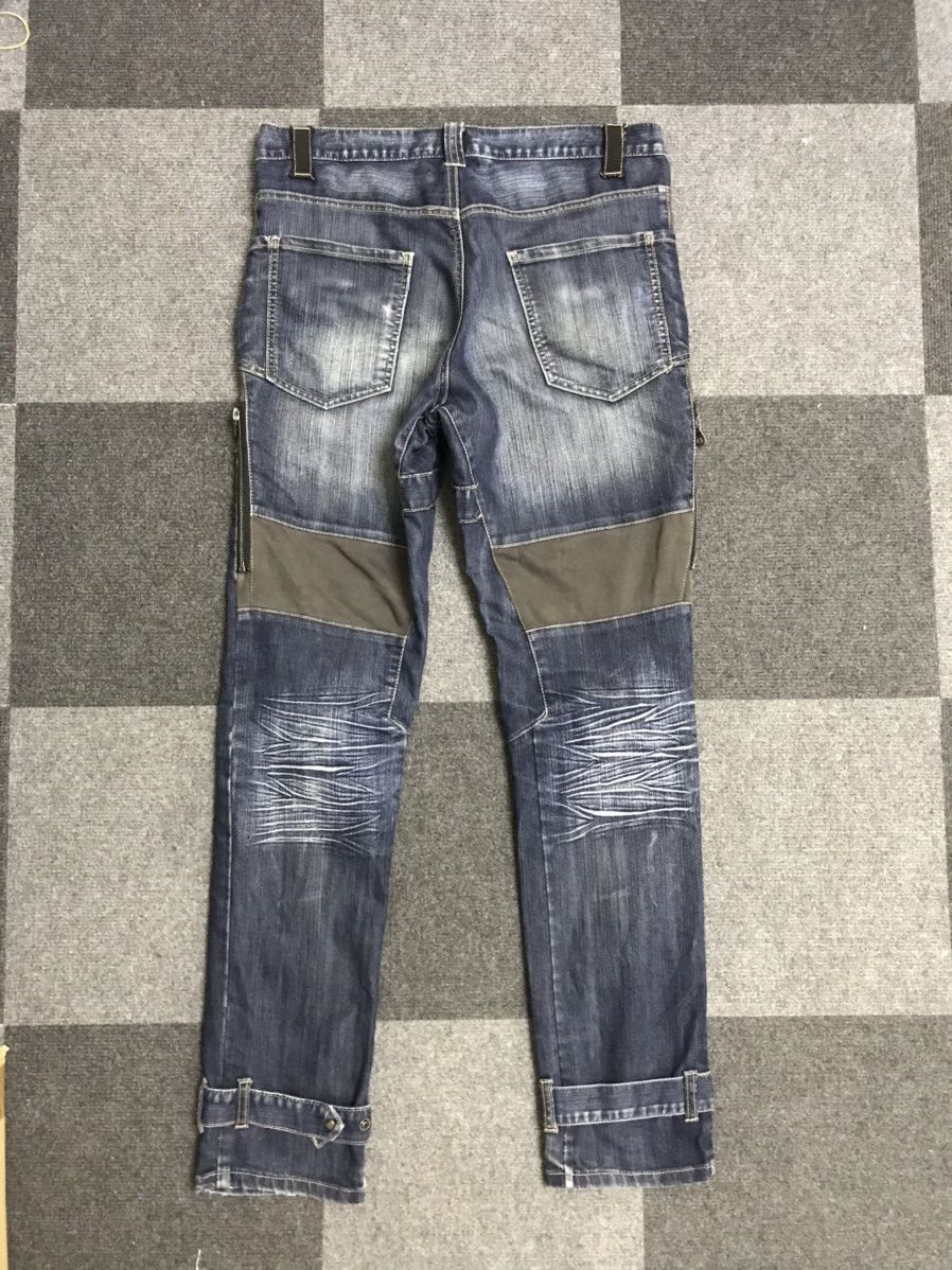 Japanese Brand Archival Design PPFM Bush Biker Jeans Size US 32 / EU 48 - 12 Thumbnail