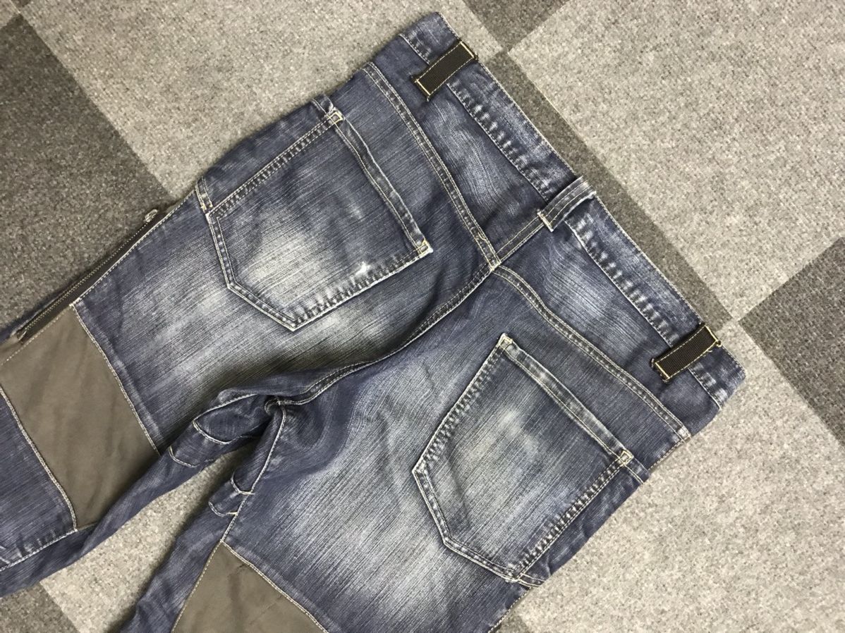 Japanese Brand Archival Design PPFM Bush Biker Jeans Size US 32 / EU 48 - 13 Thumbnail